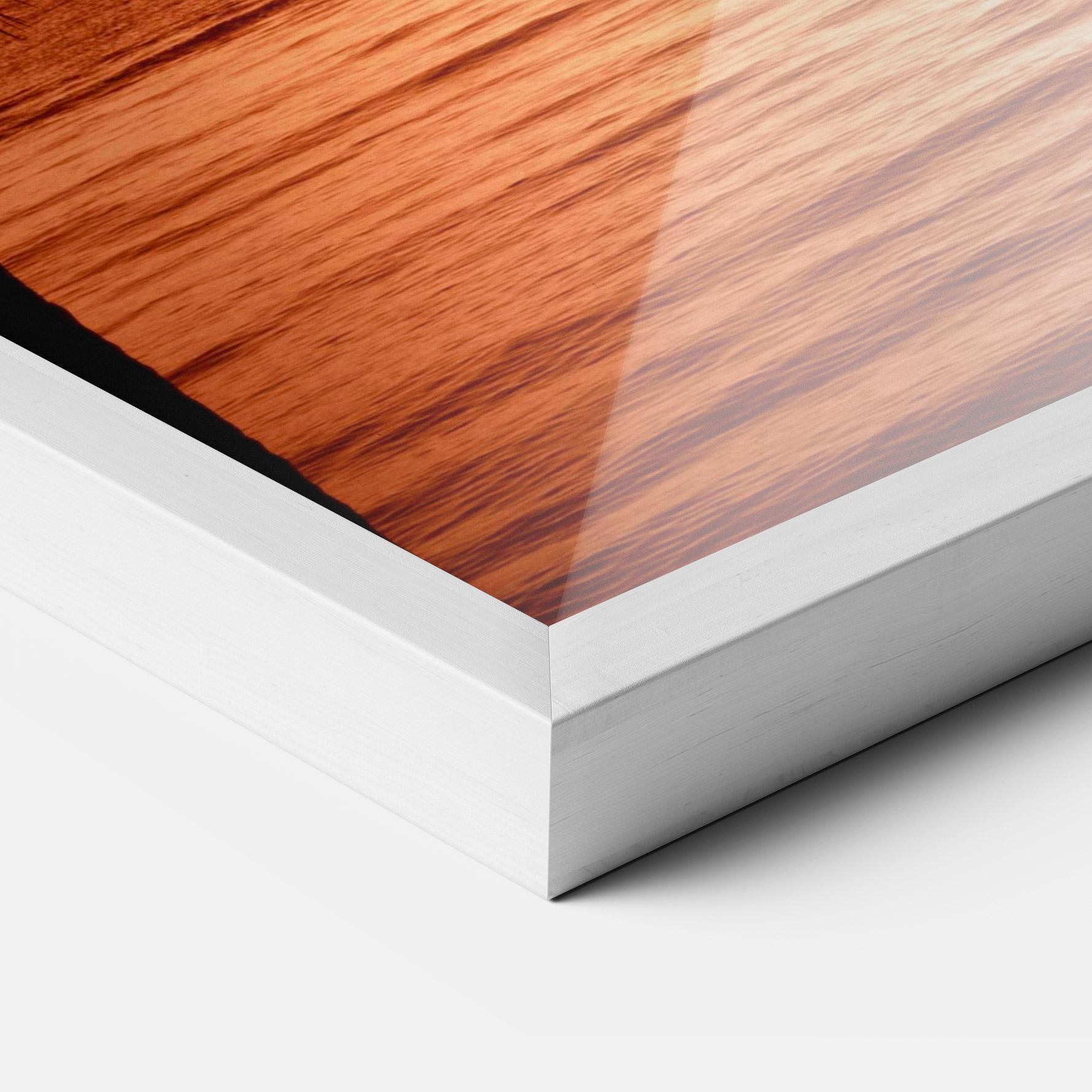 Gerahmte Poster Orange Sea mockup 3