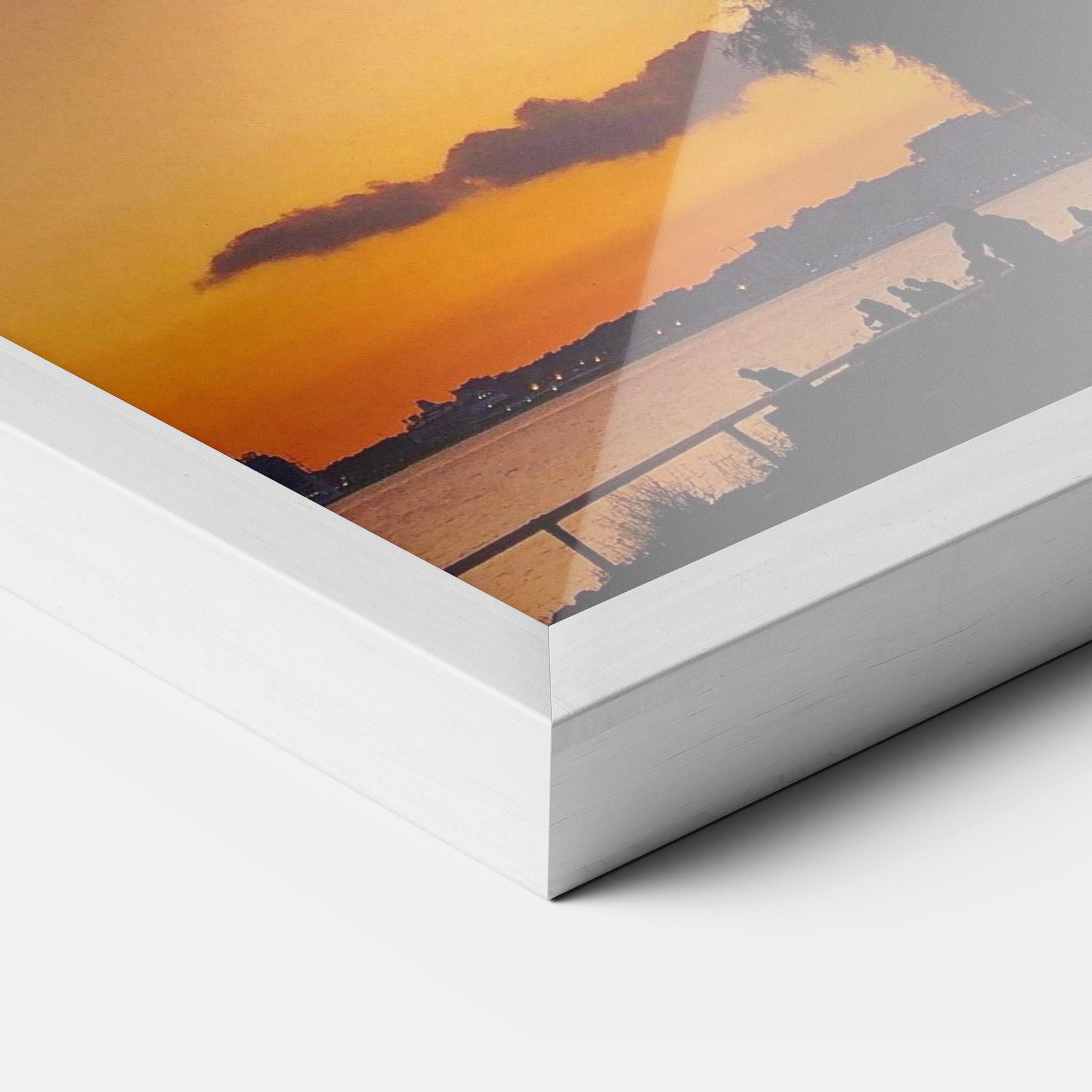 Gerahmte Poster Purple Palm mockup 3