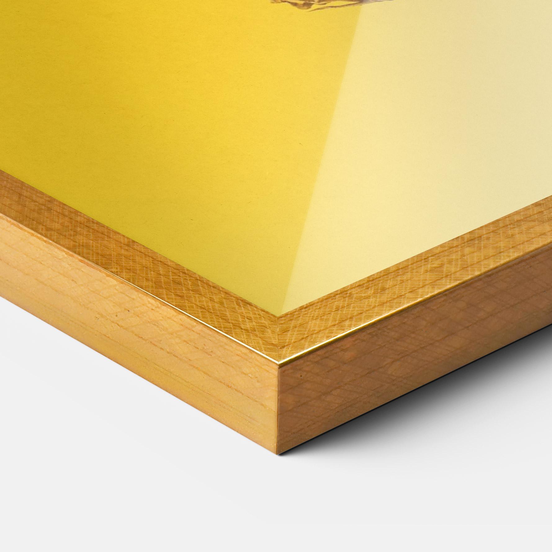 Gerahmte Poster Fresh Pineapple mockup 3