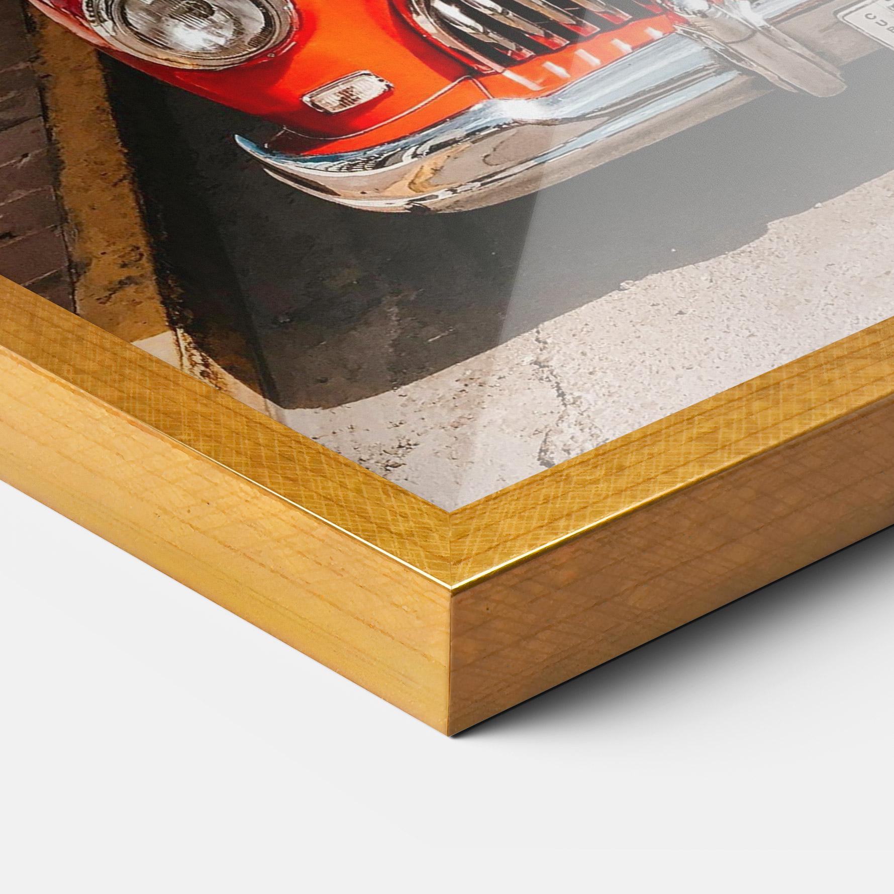 Gerahmte Poster Red Summer Car mockup 3