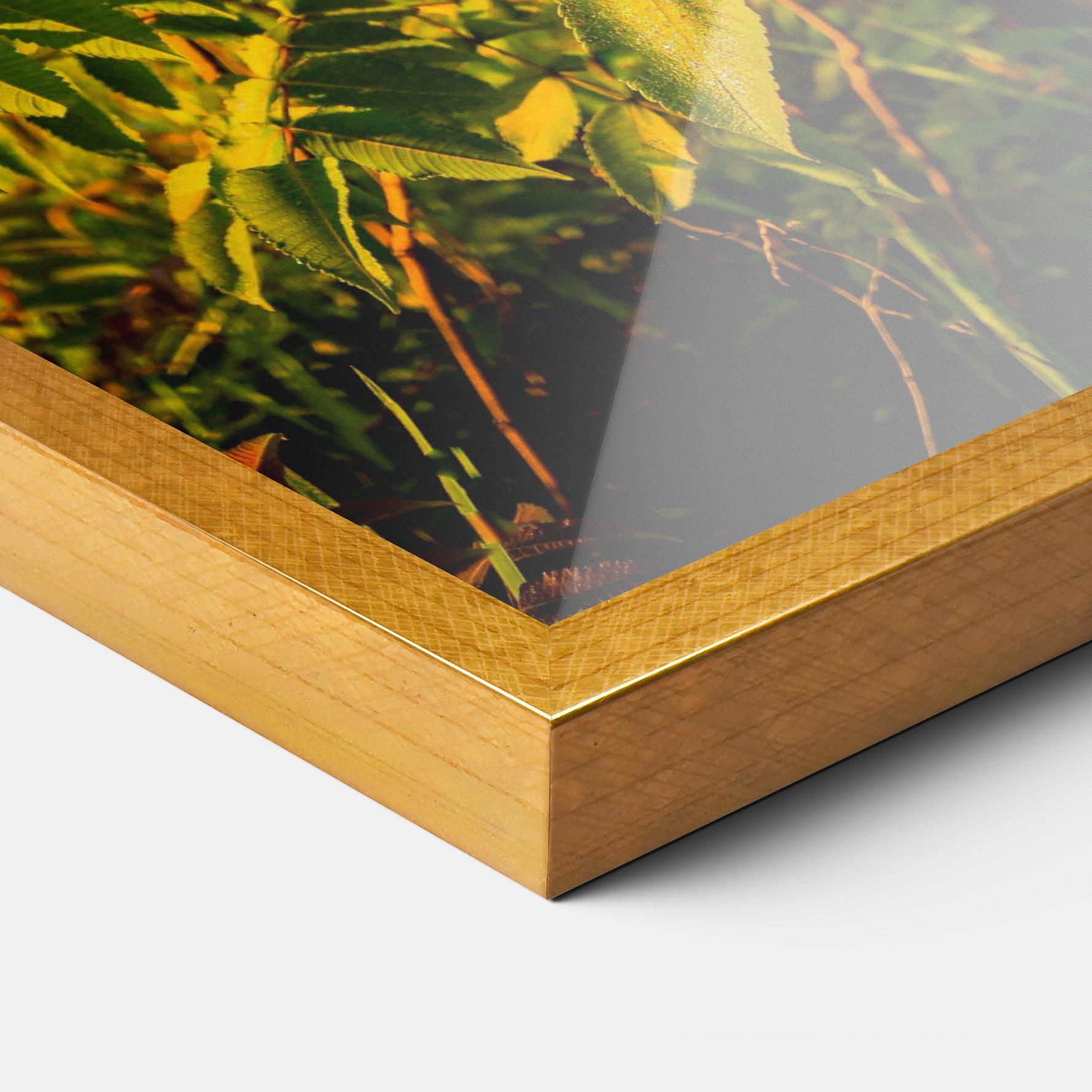 Gerahmte Poster Summer Leaves mockup 3