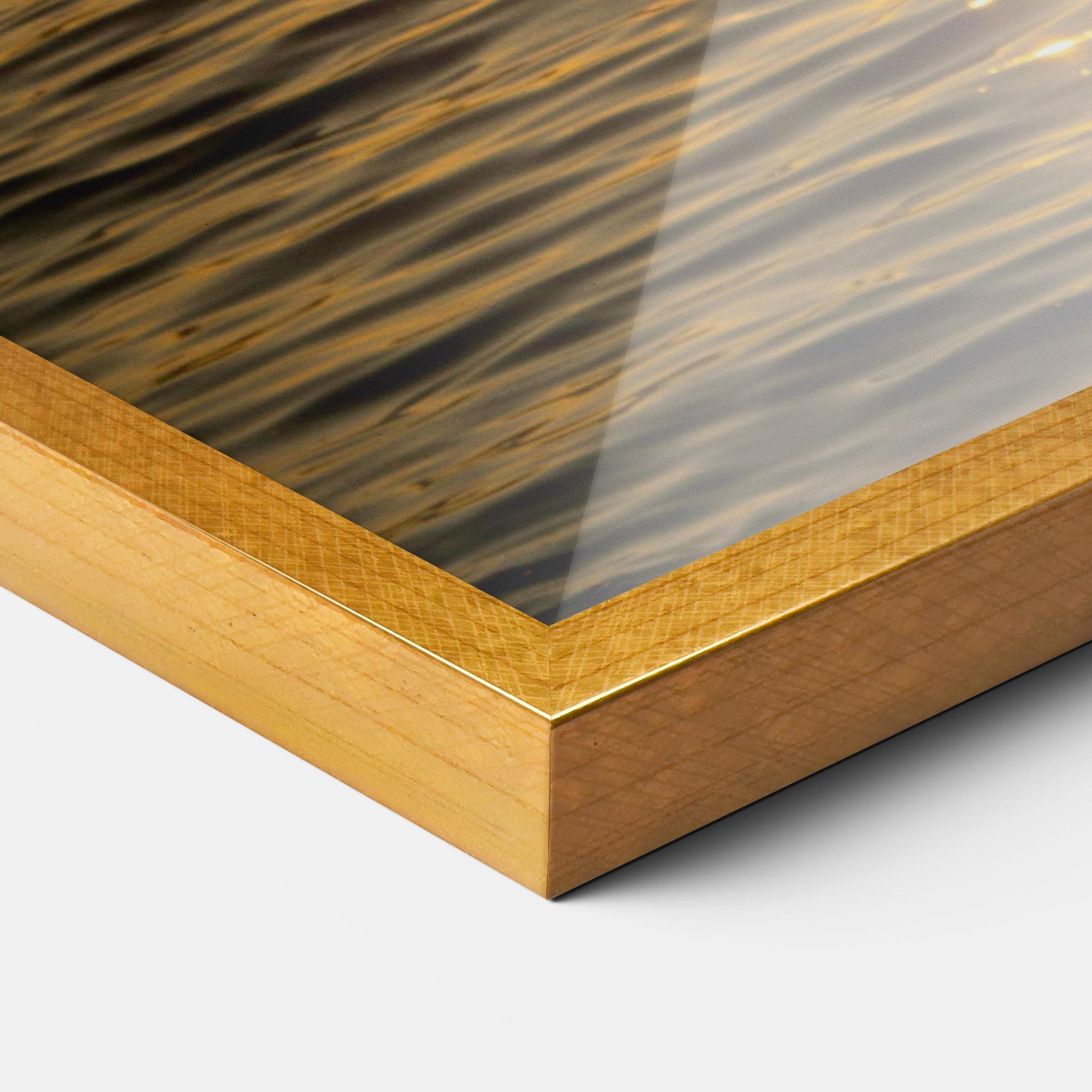 Gerahmte Poster Yellow Sunrise mockup 3