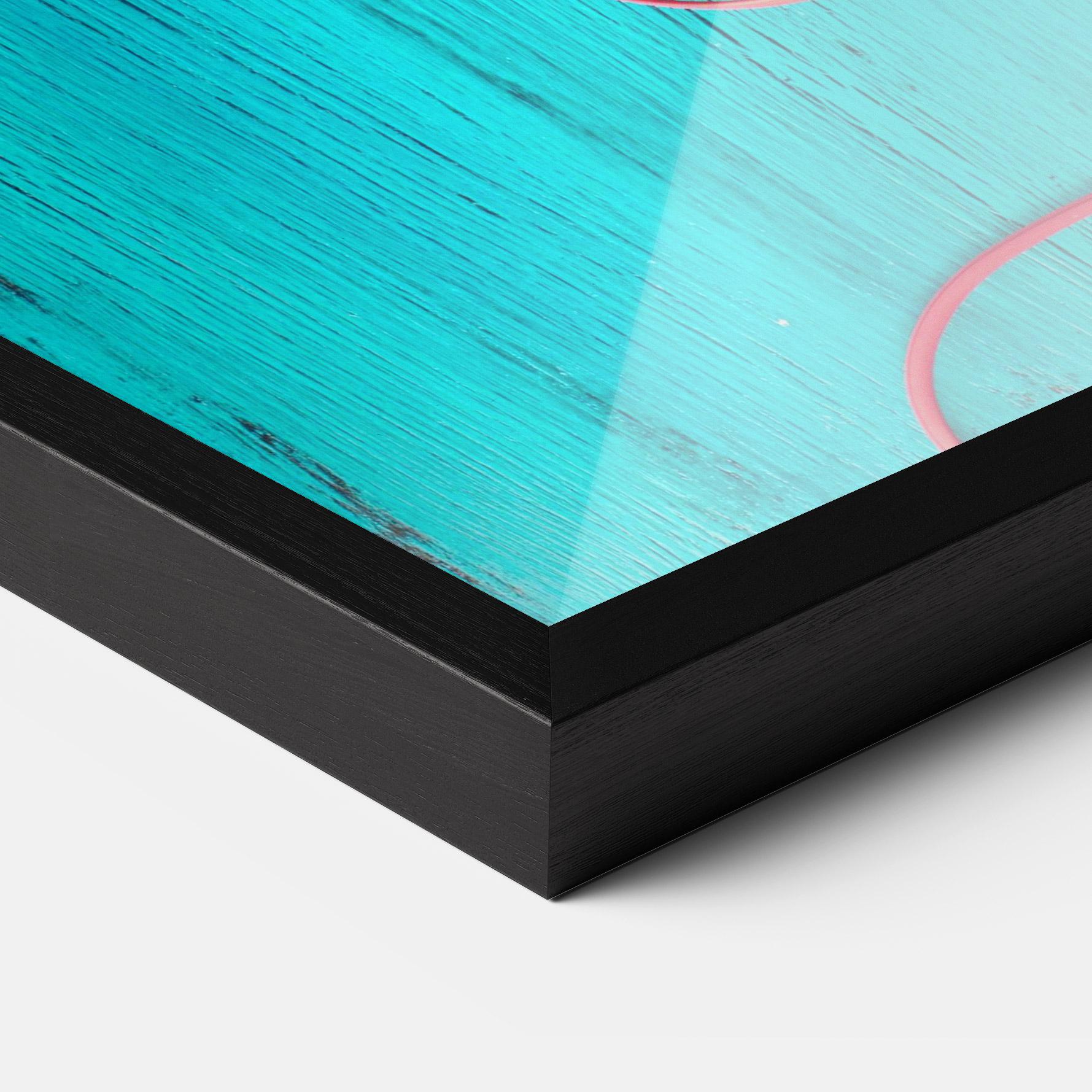 Gerahmte Poster Blue Pineapple mockup 3