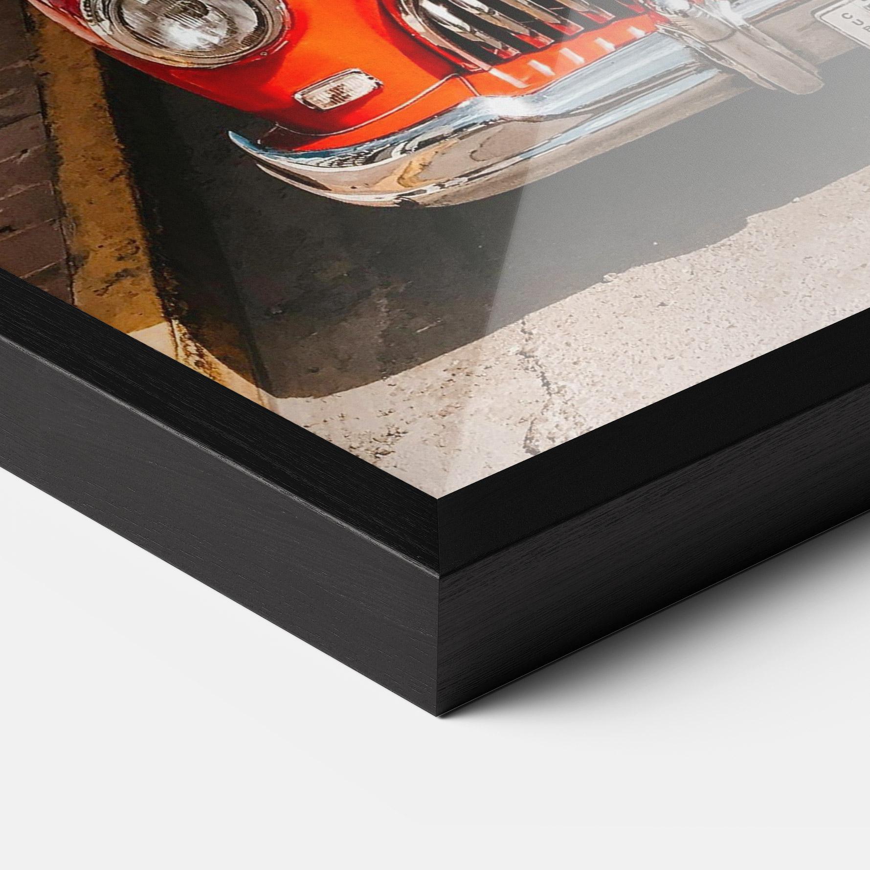 Gerahmte Poster Red Summer Car mockup 3