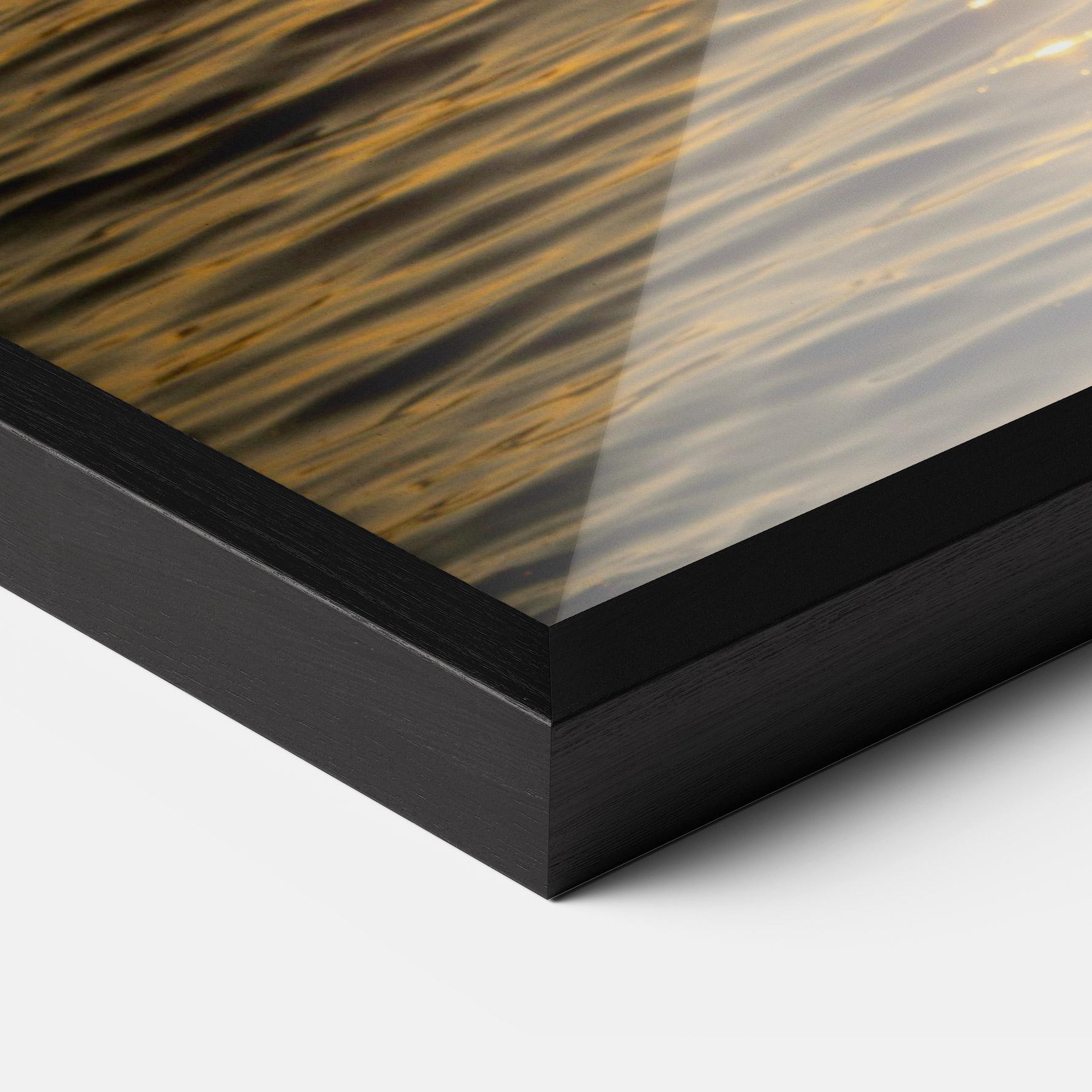 Gerahmte Poster Yellow Sunrise mockup 3