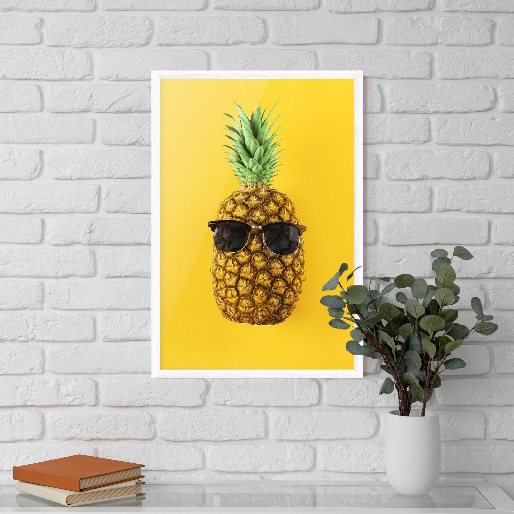 Gerahmte Poster Fresh Pineapple mockup 5