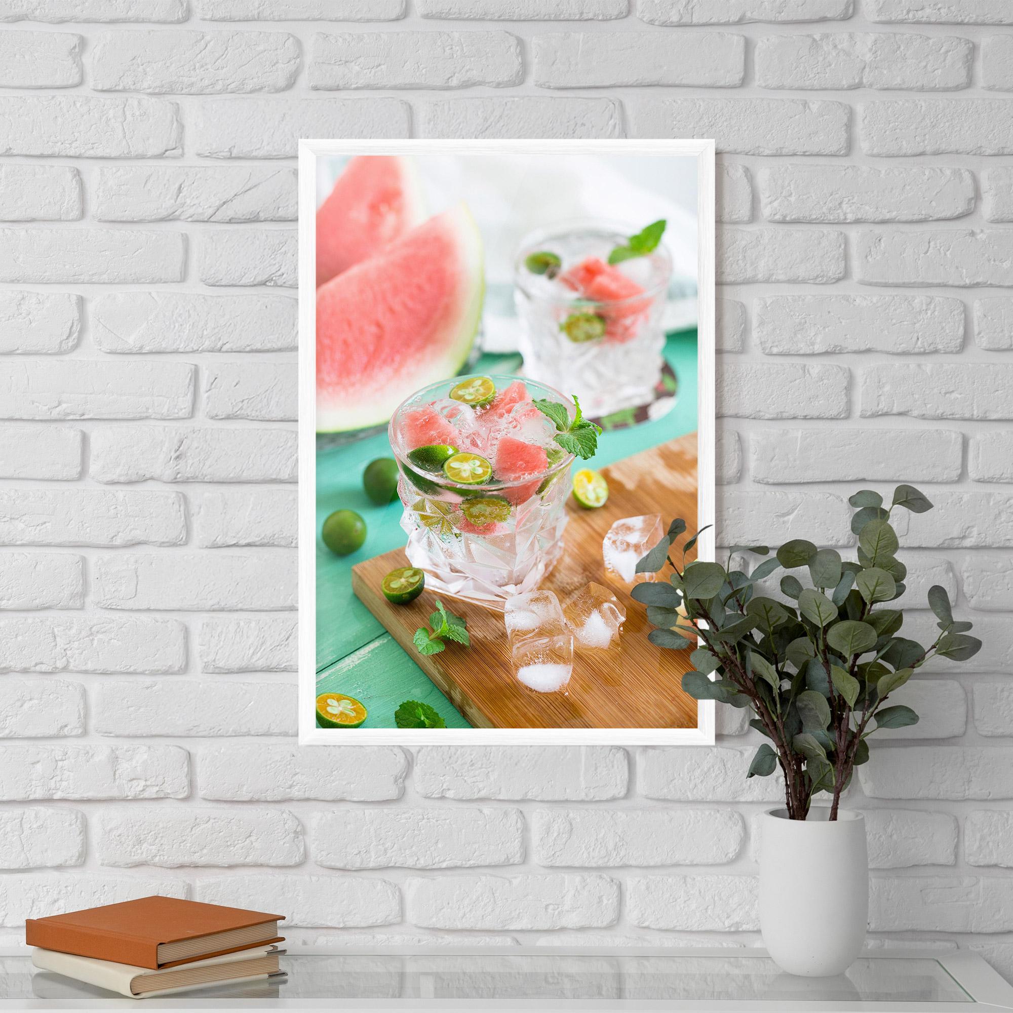 Gerahmte Poster Summer Drink mockup 5