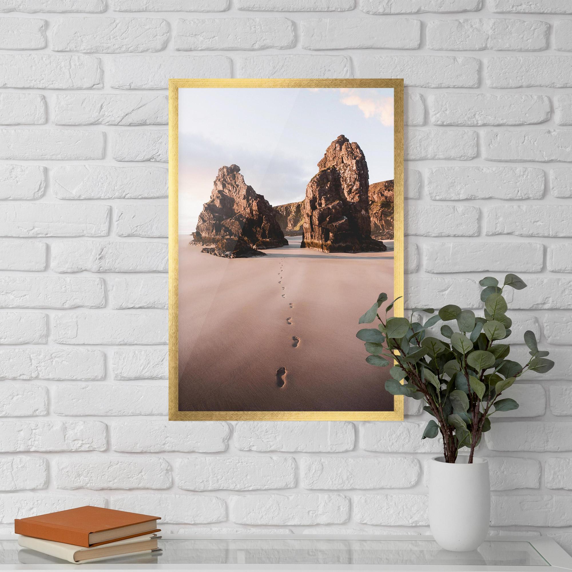 Gerahmte Poster Sand Mark mockup 5