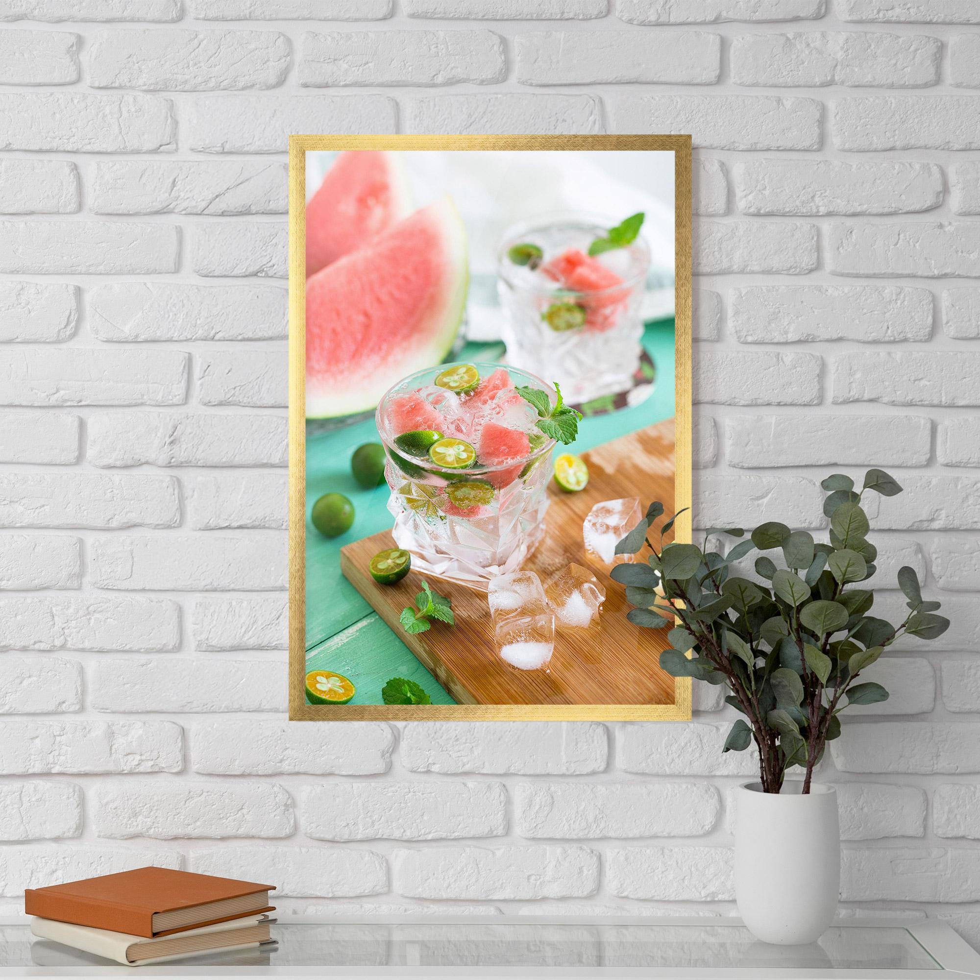 Gerahmte Poster Summer Drink mockup 5