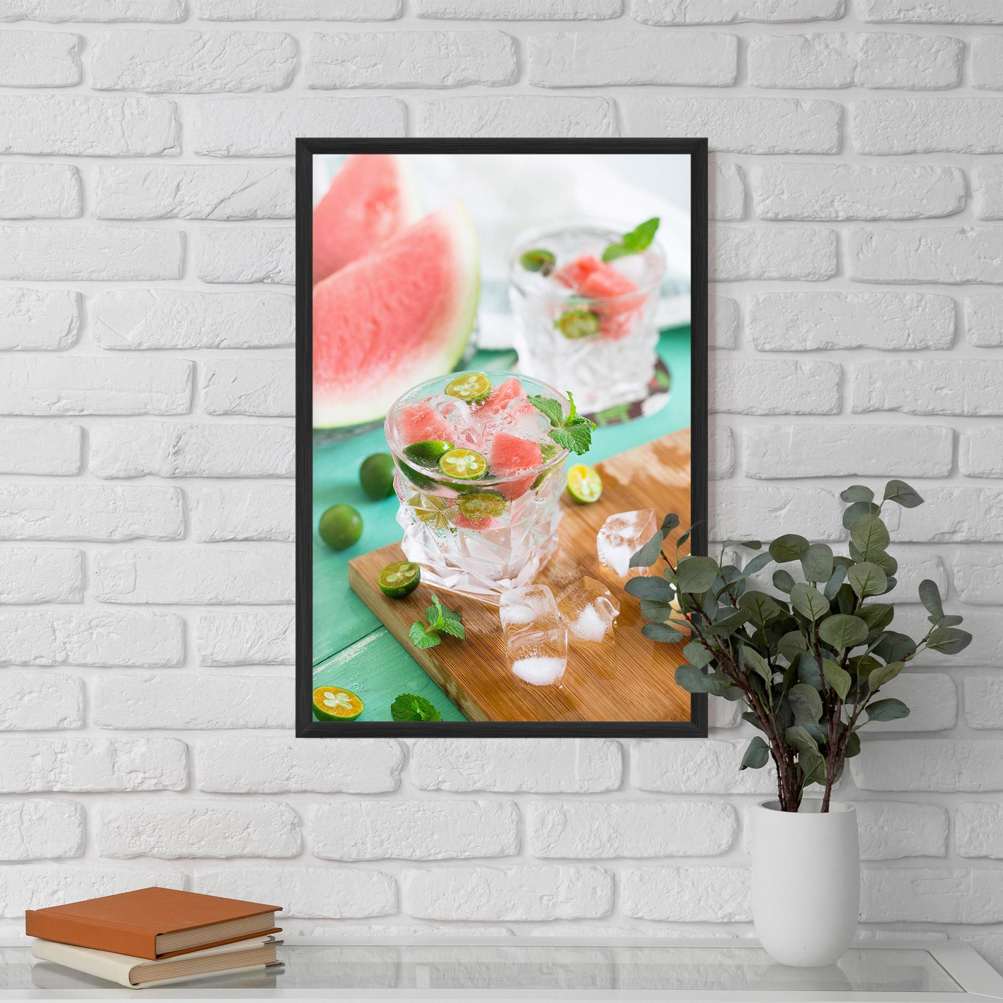 Gerahmte Poster Summer Drink mockup 5