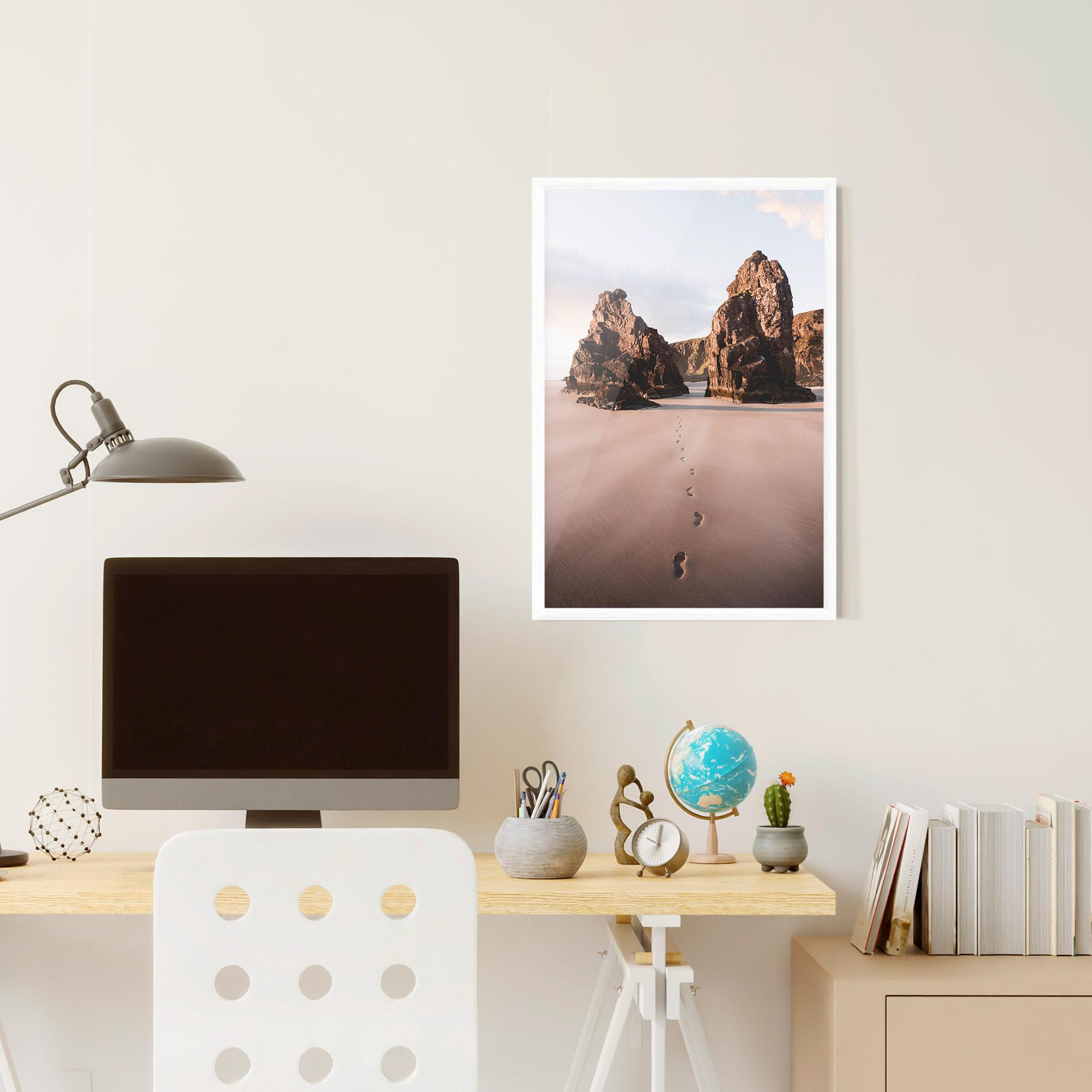 Gerahmte Poster Sand Mark mockup 6