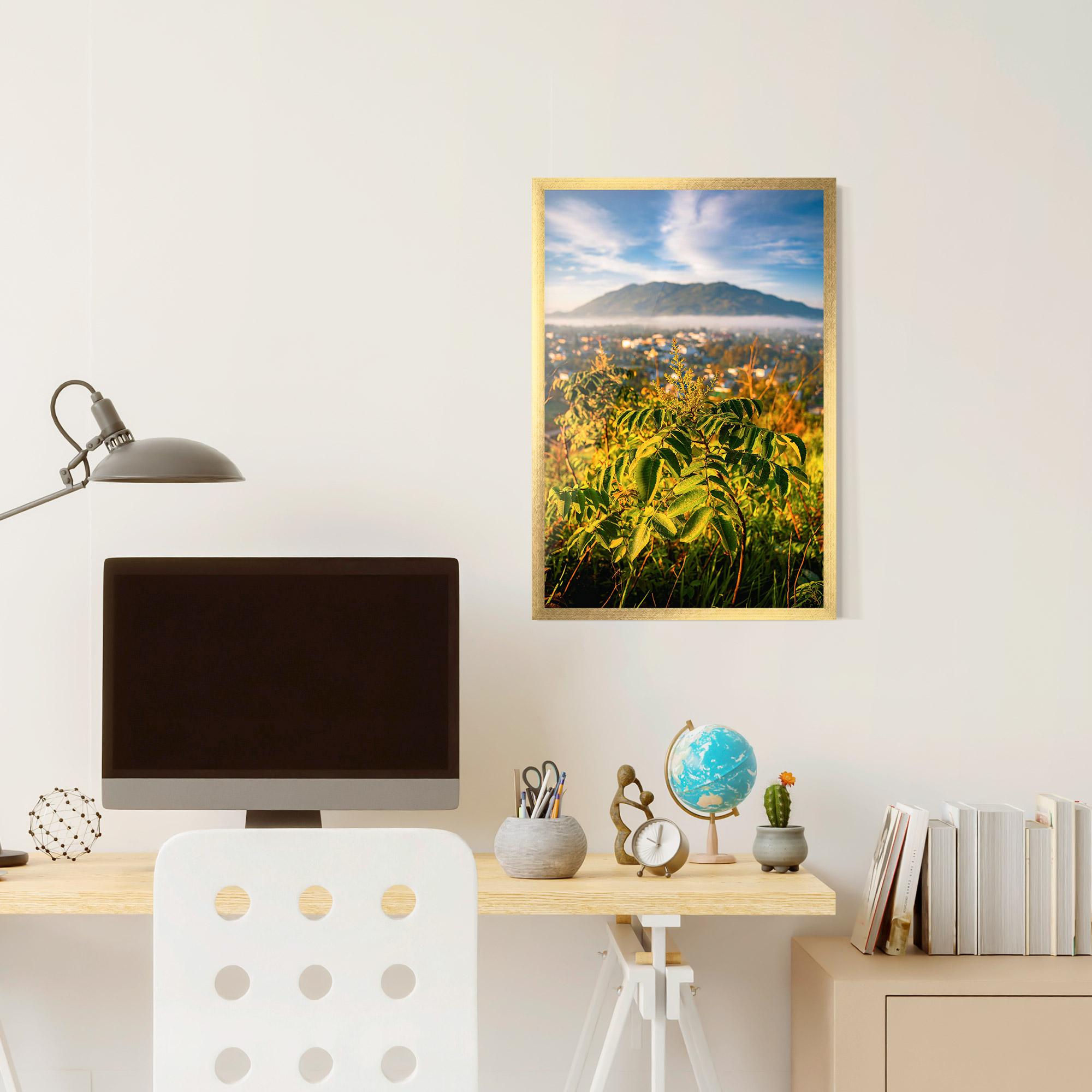 Gerahmte Poster Summer Leaves mockup 6