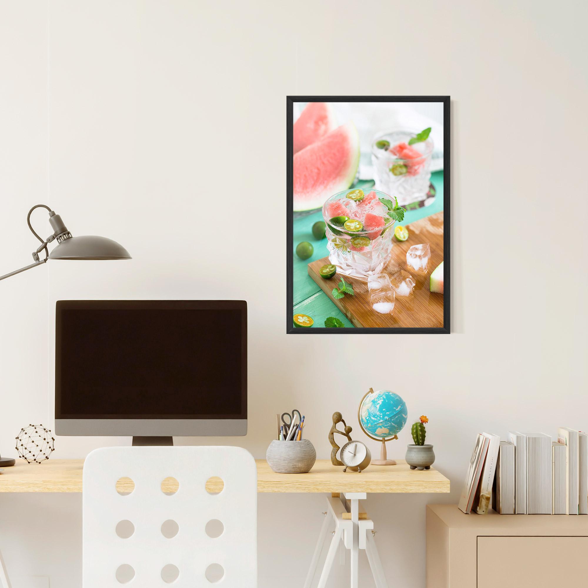 Gerahmte Poster Summer Drink mockup 6