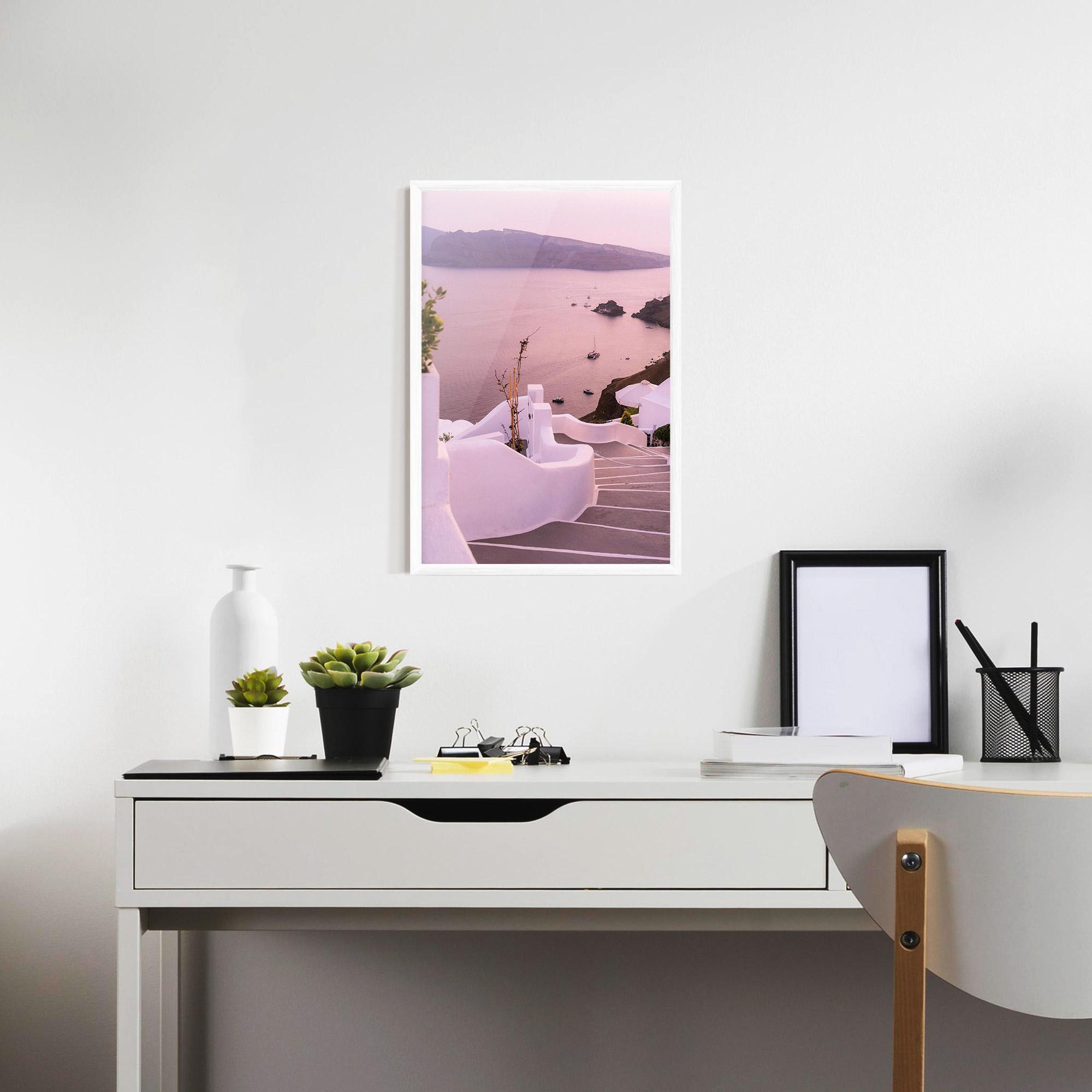 Gerahmte Poster Grece Strairs mockup 7