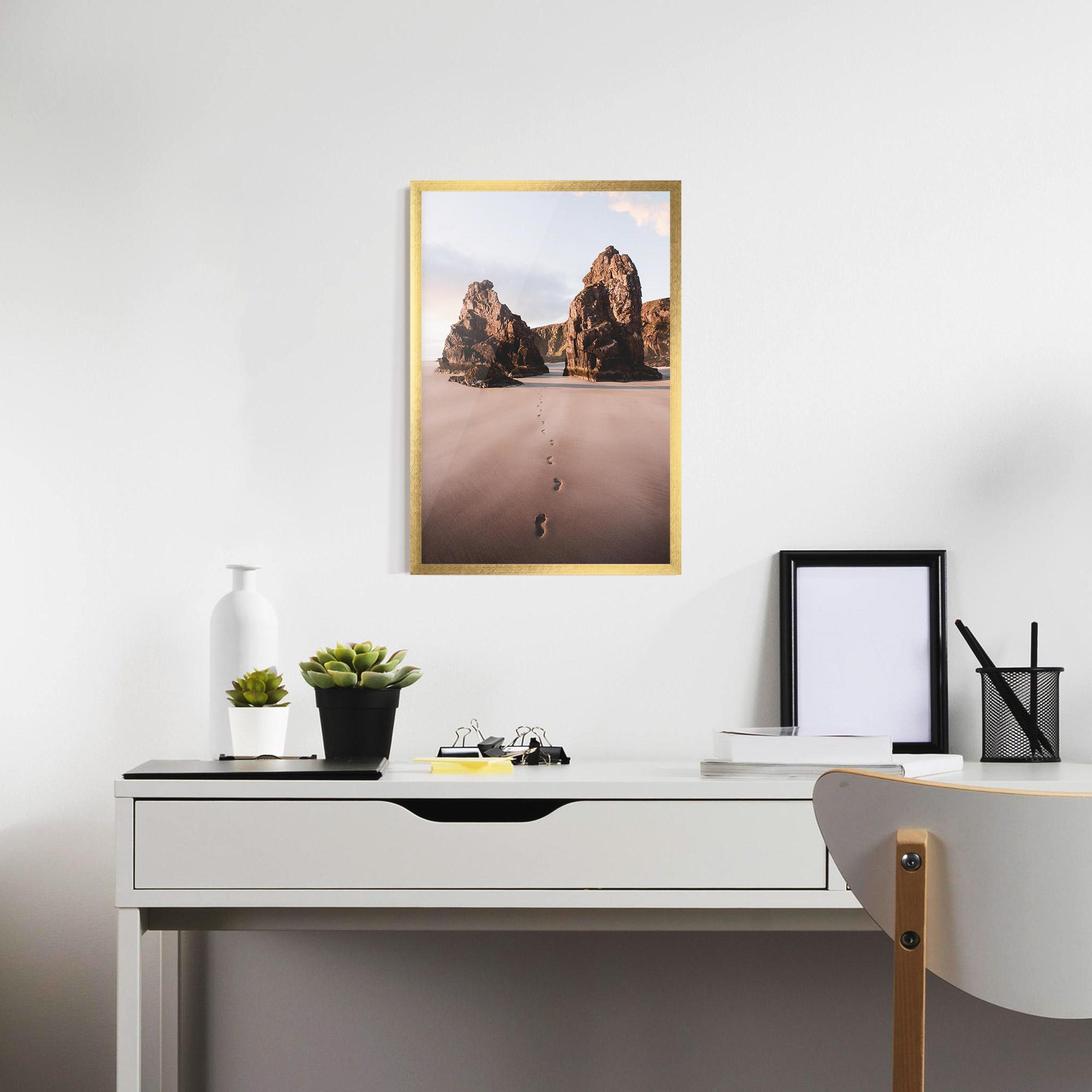 Gerahmte Poster Sand Mark mockup 7