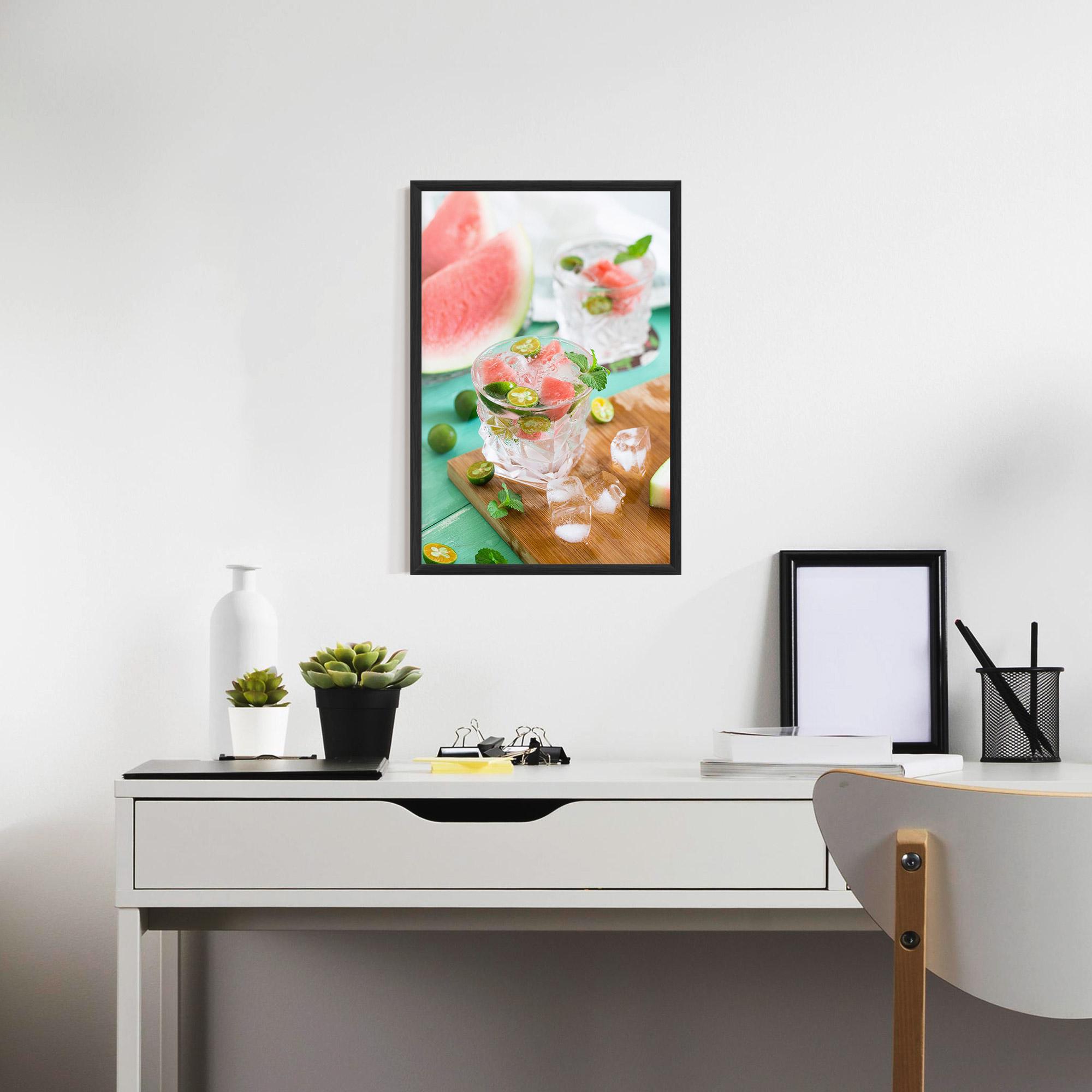 Gerahmte Poster Summer Drink mockup 7