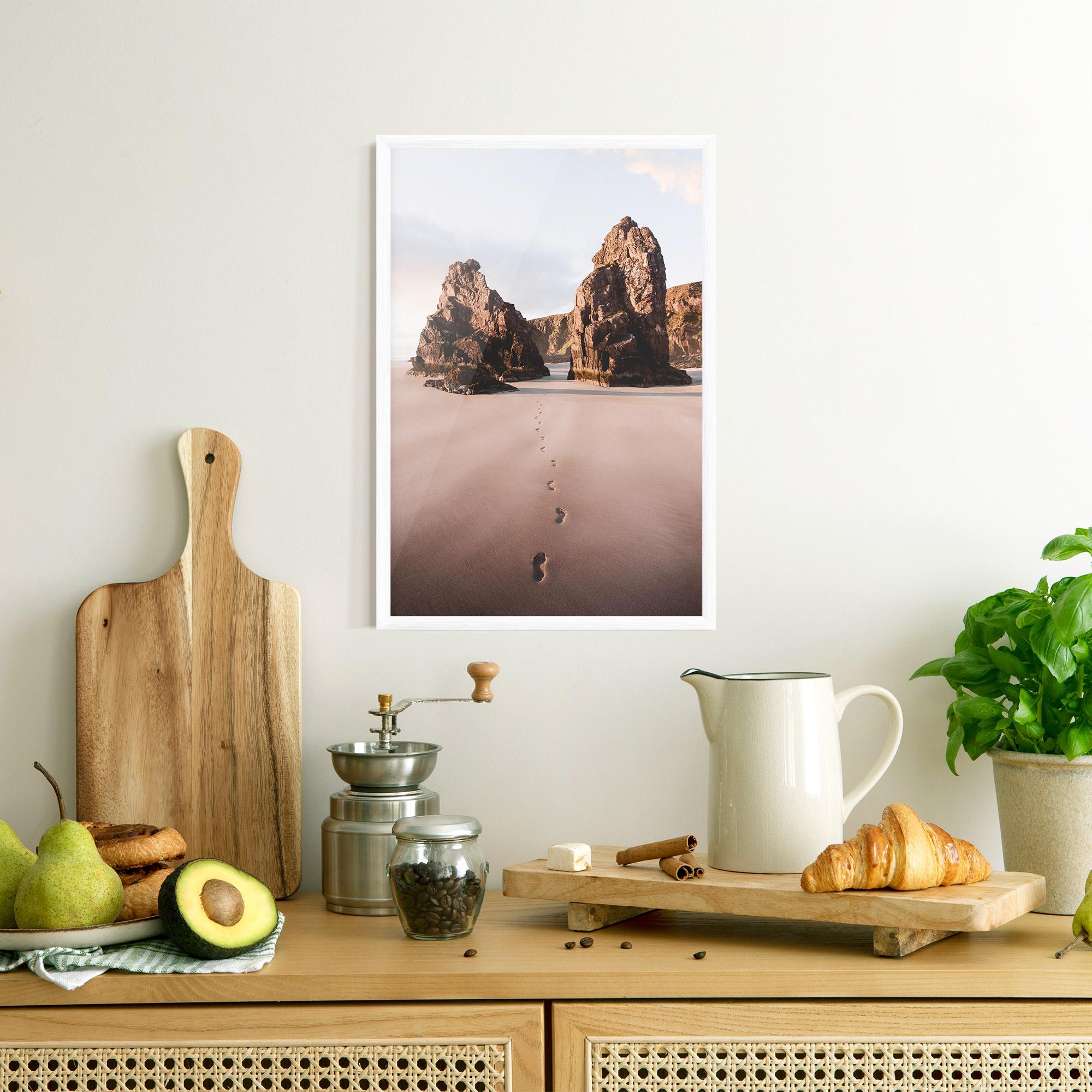 Gerahmte Poster Sand Mark mockup 8