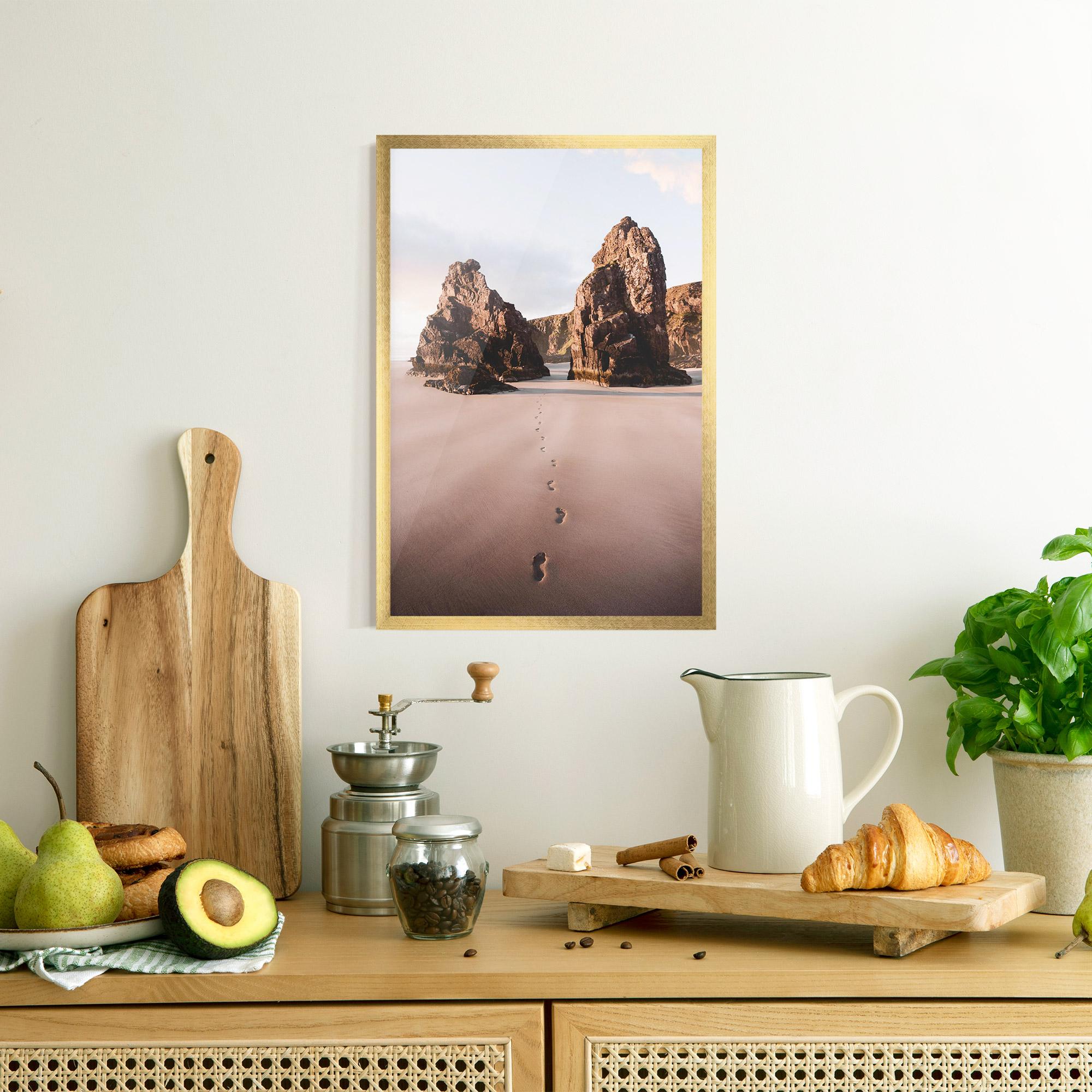 Gerahmte Poster Sand Mark mockup 8