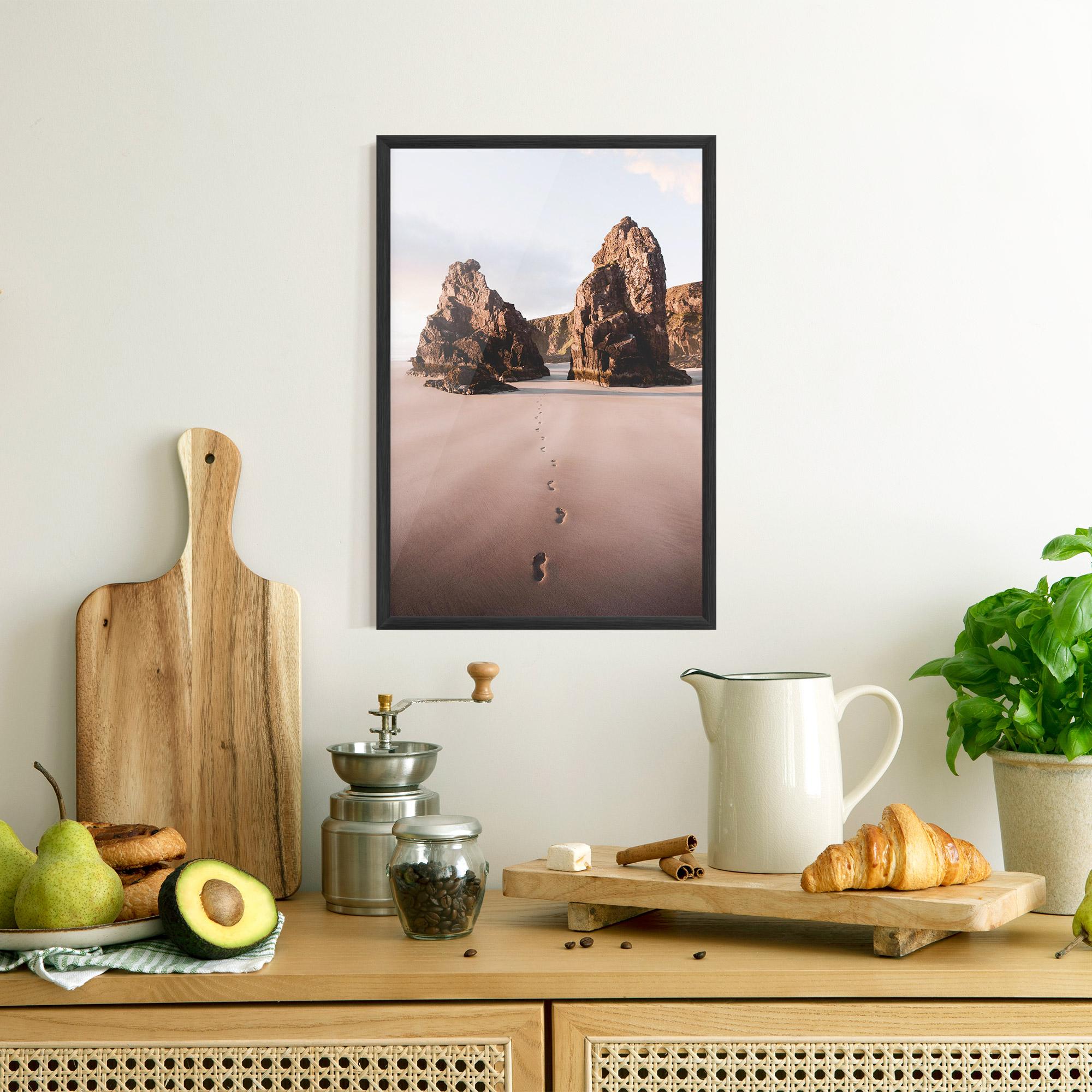 Gerahmte Poster Sand Mark mockup 8