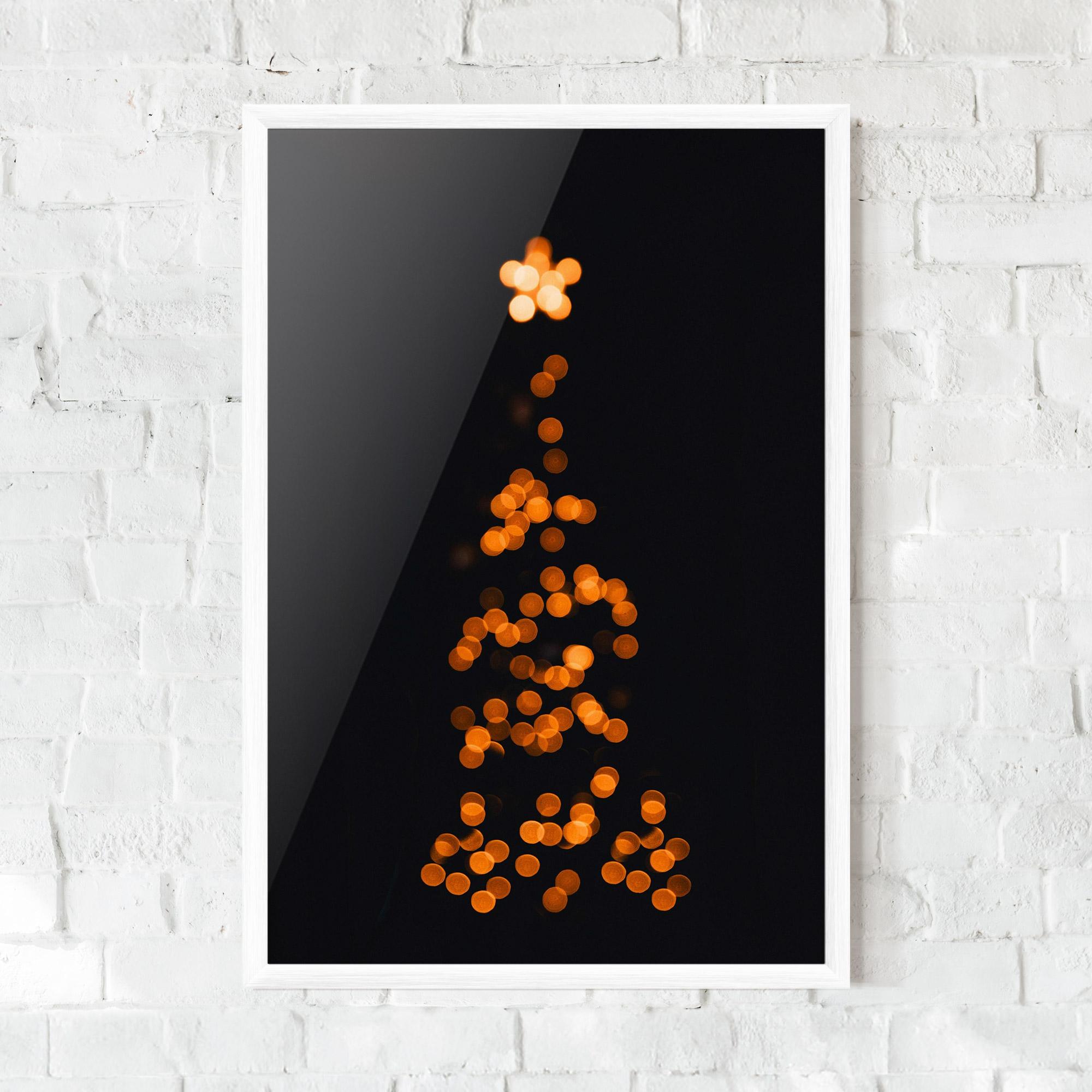 Gerahmte Poster Christmas Lights mockup 0