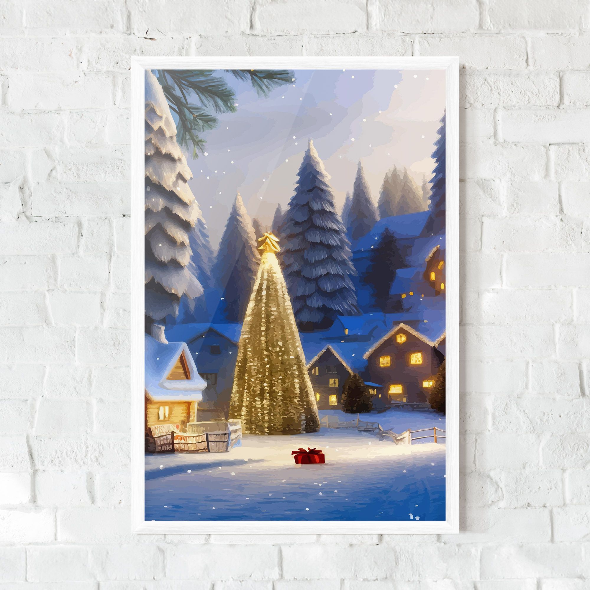 Fairy Tale Christmas House mockup 0