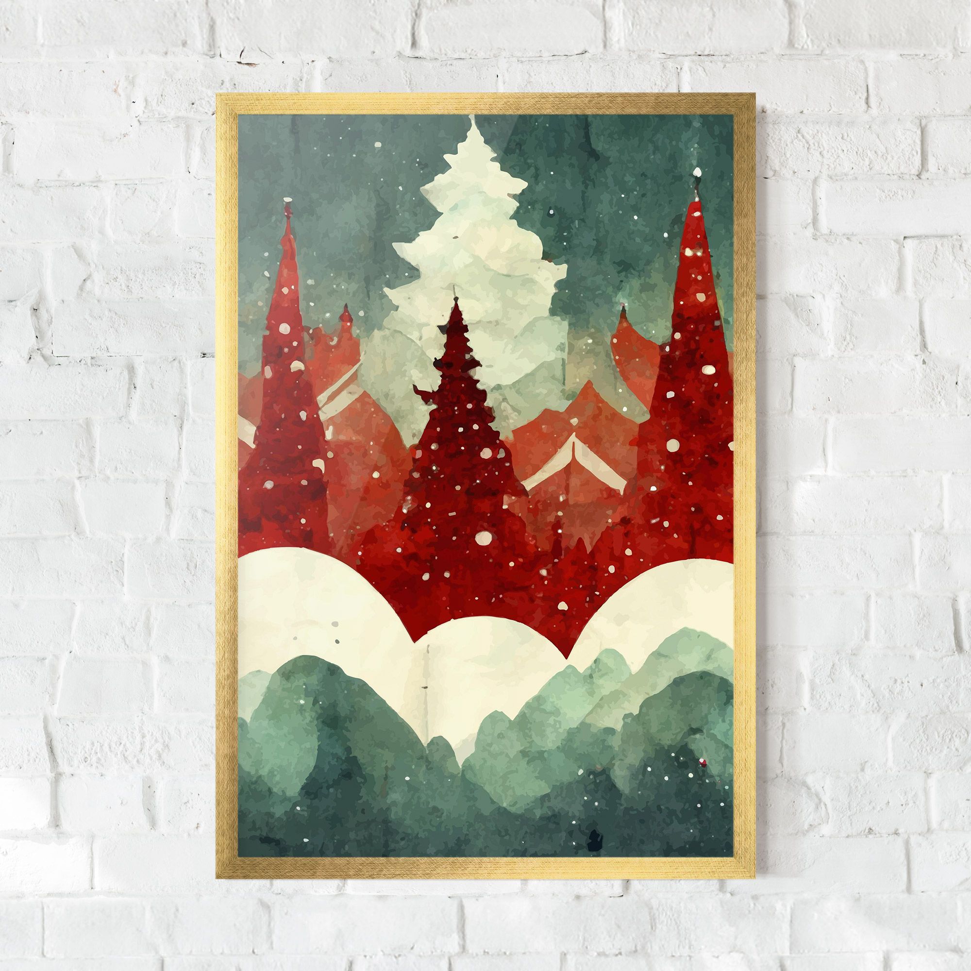 Christmas Landscape mockup 0