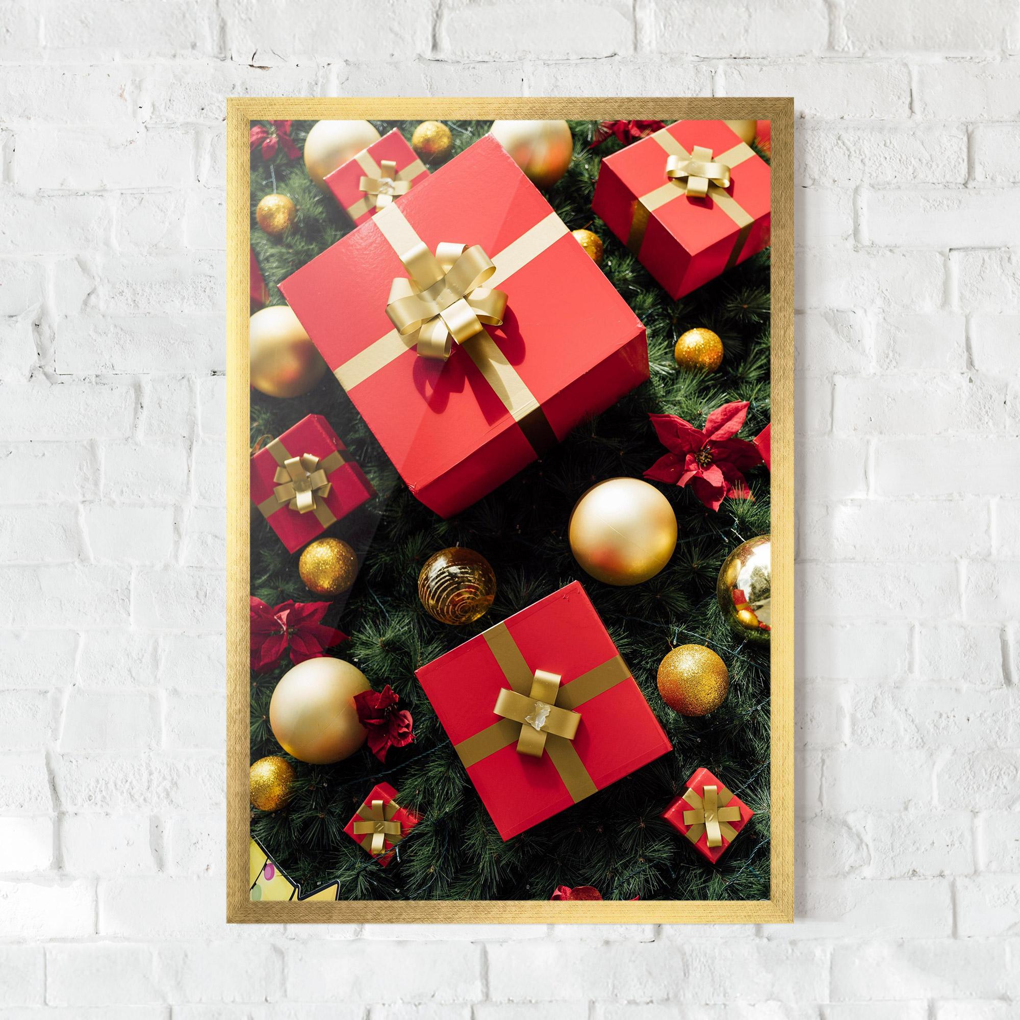 Gerahmte Poster Pretty Red Gifts mockup 0