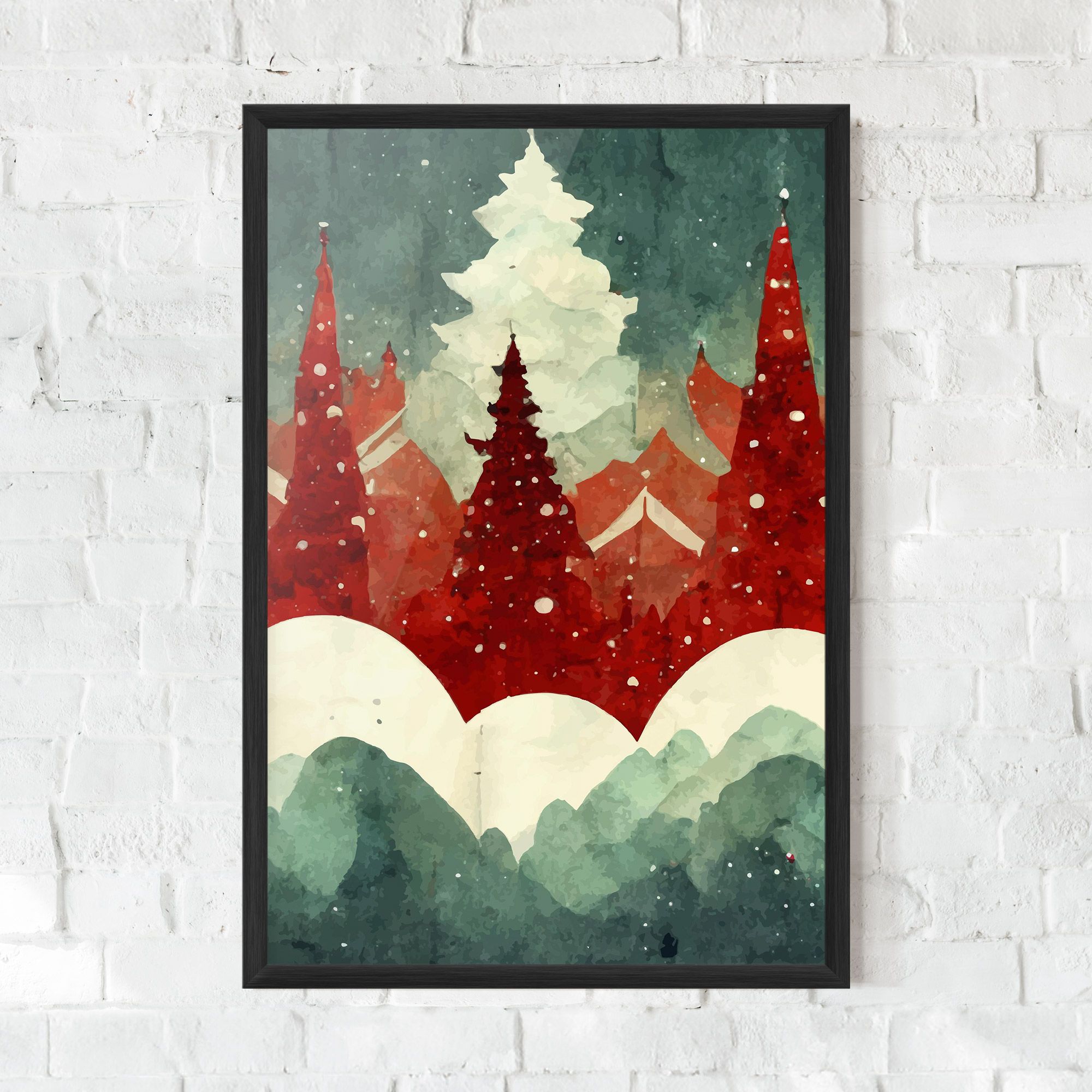 Christmas Landscape mockup 0