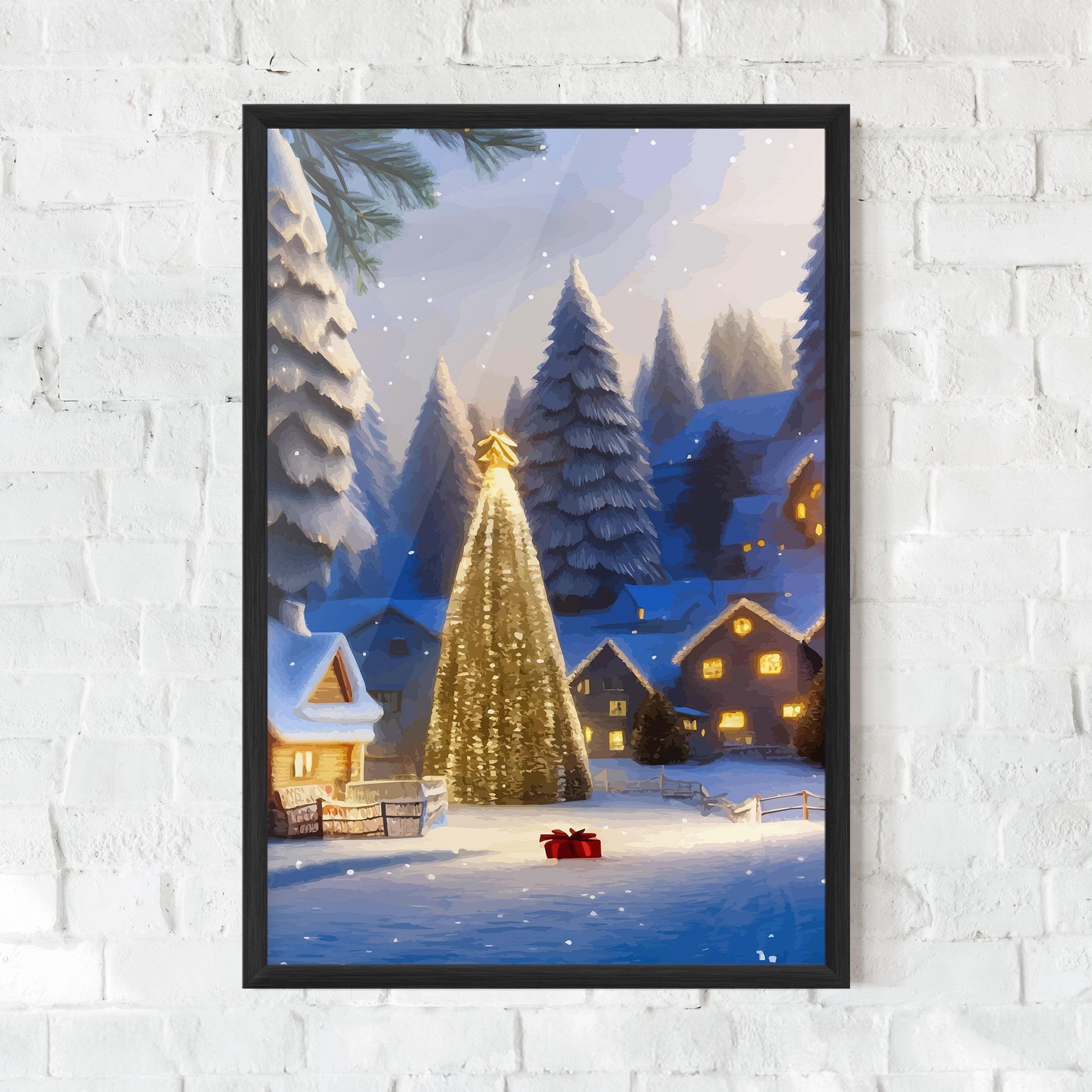 Fairy Tale Christmas House mockup 0