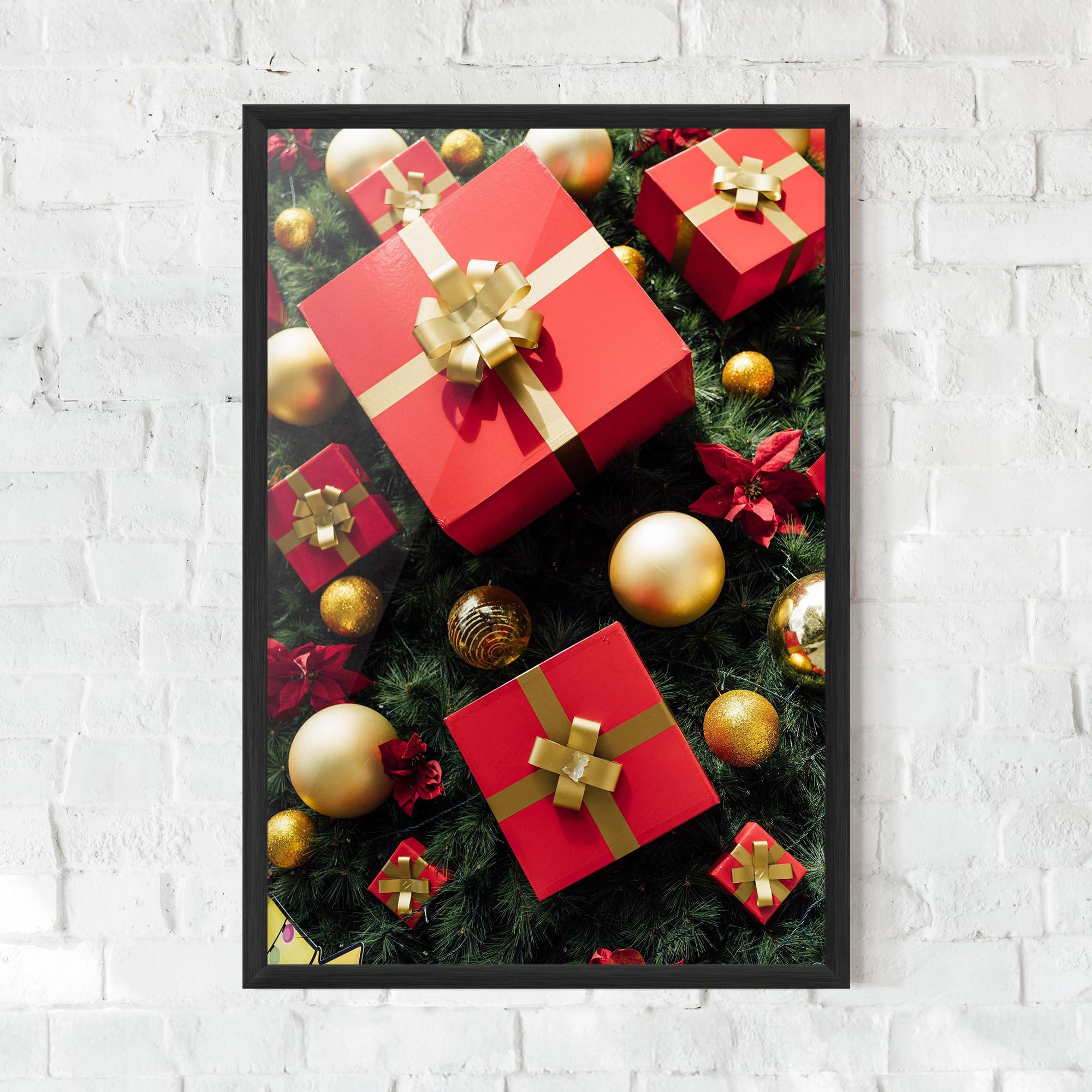Gerahmte Poster Pretty Red Gifts mockup 0