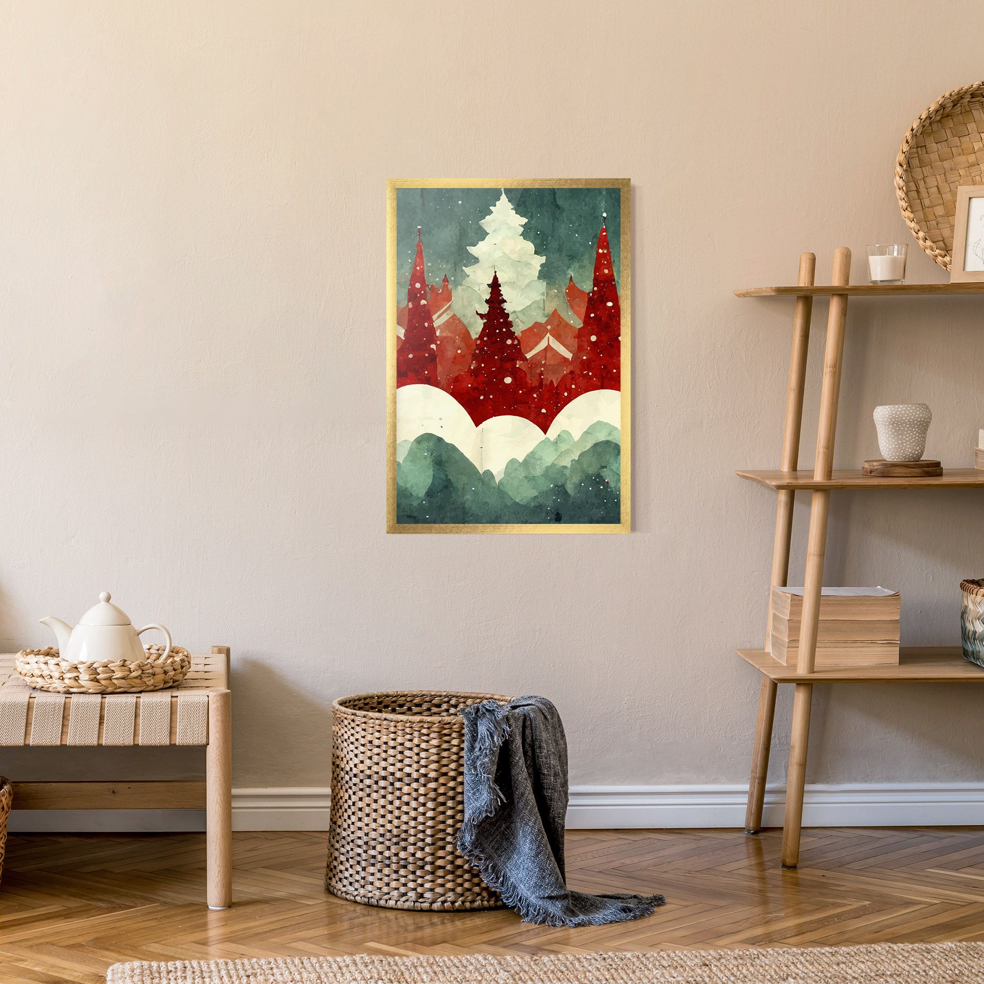 Christmas Landscape mockup 9