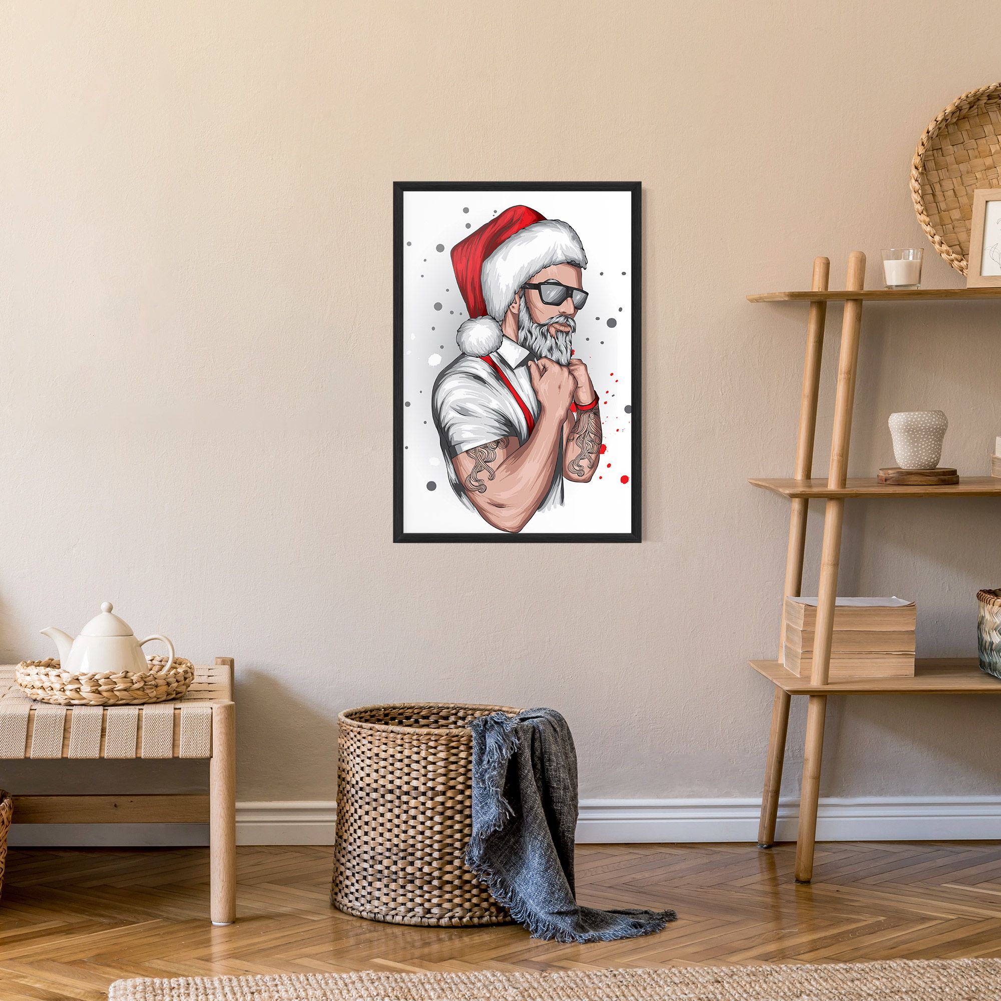 Tattoo Santa mockup 9