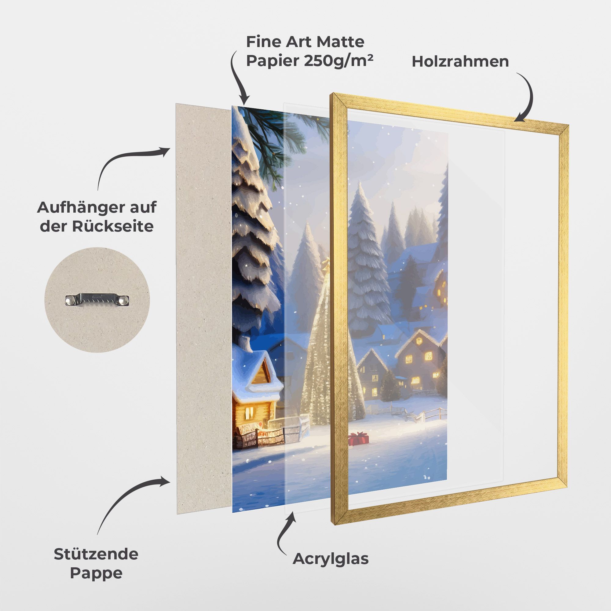 Fairy Tale Christmas House mockup 1