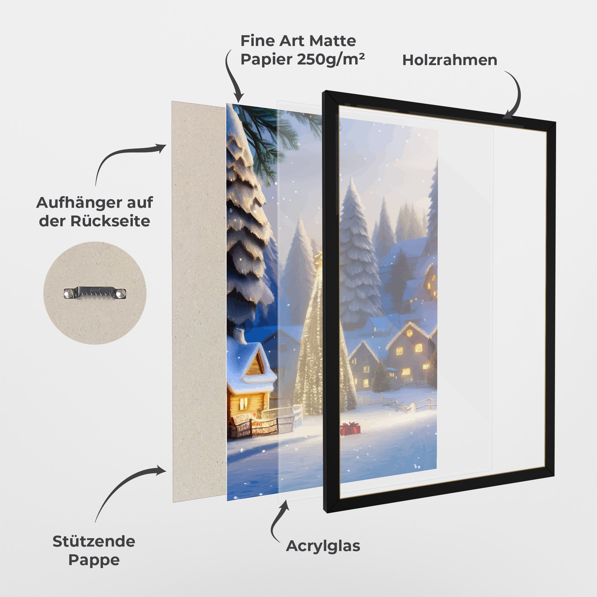 Fairy Tale Christmas House mockup 1