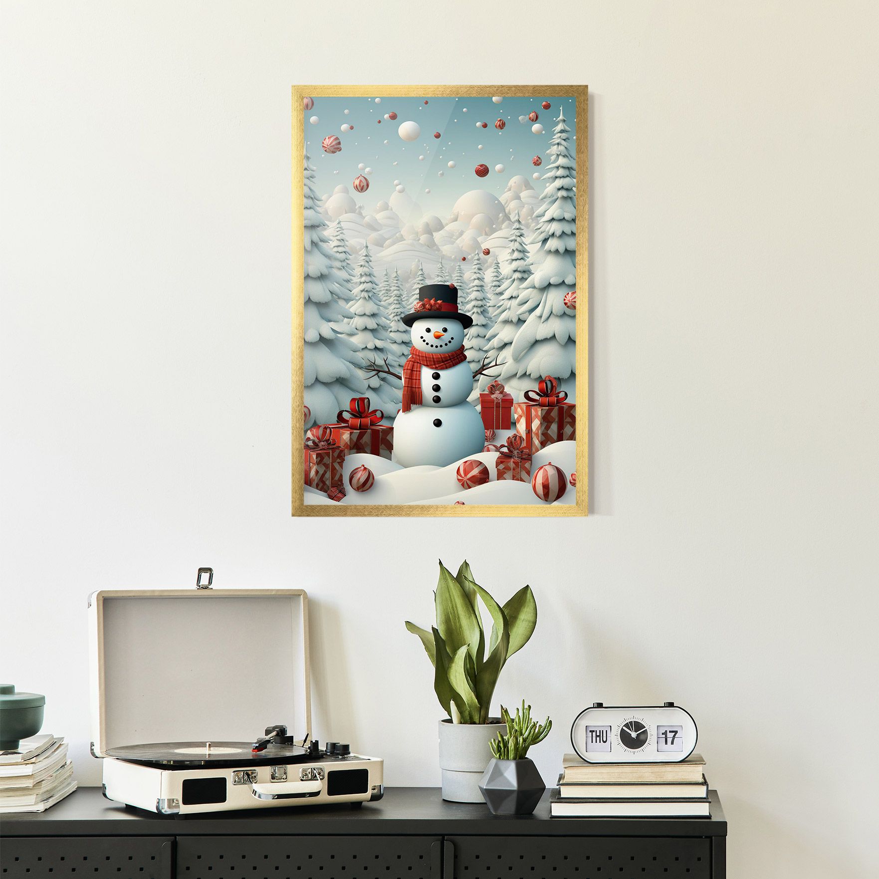 Snowman mockup 2
