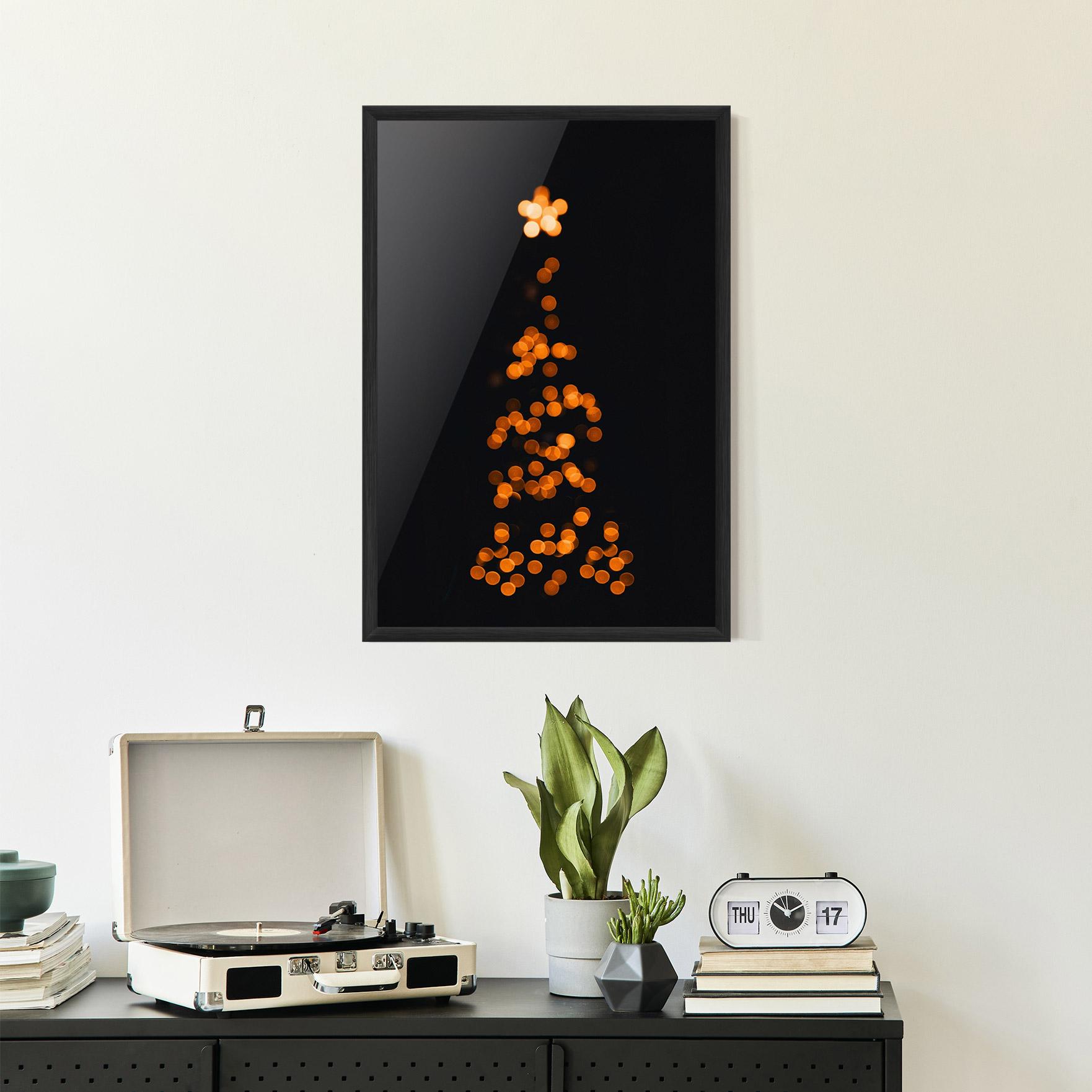 Gerahmte Poster Christmas Lights mockup 2