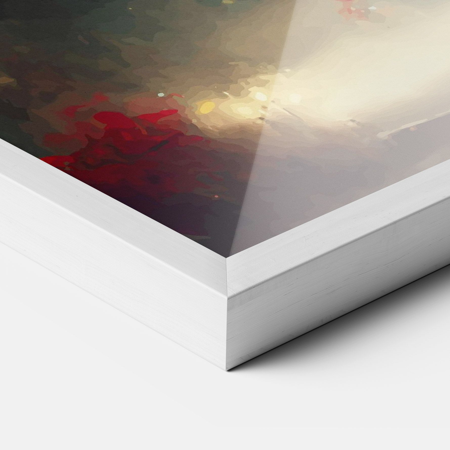 Snow Trees With Lights mockup 3