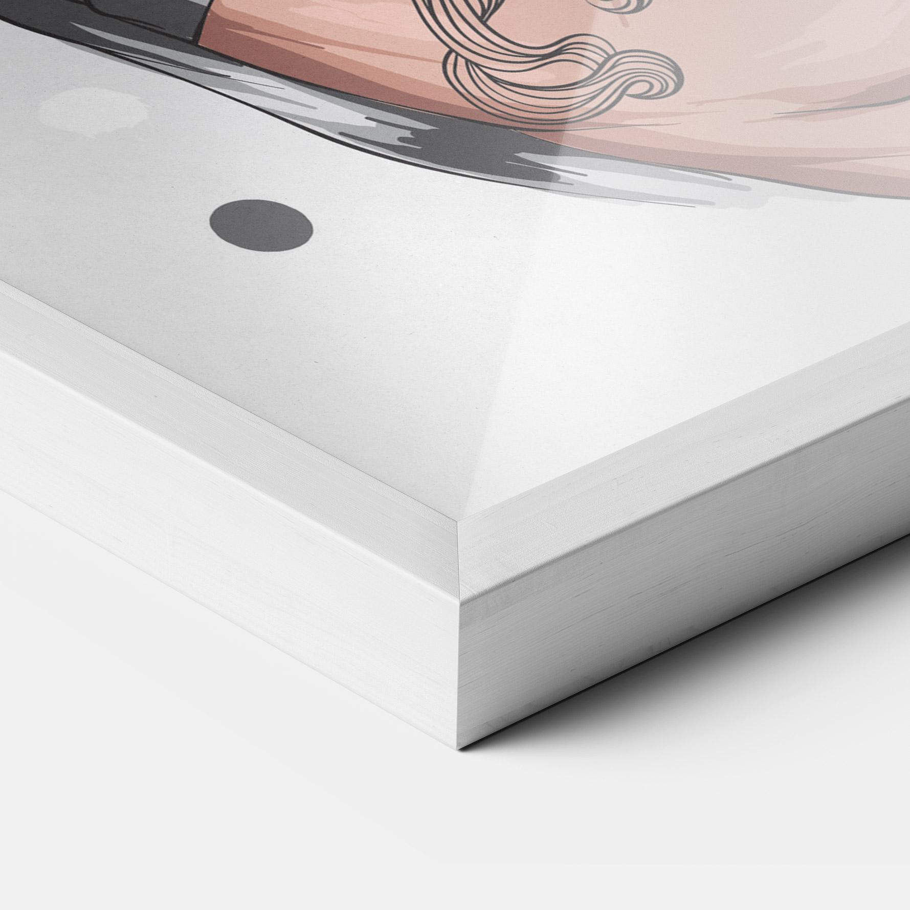 Gerahmte Poster Tattoo Santa mockup 3