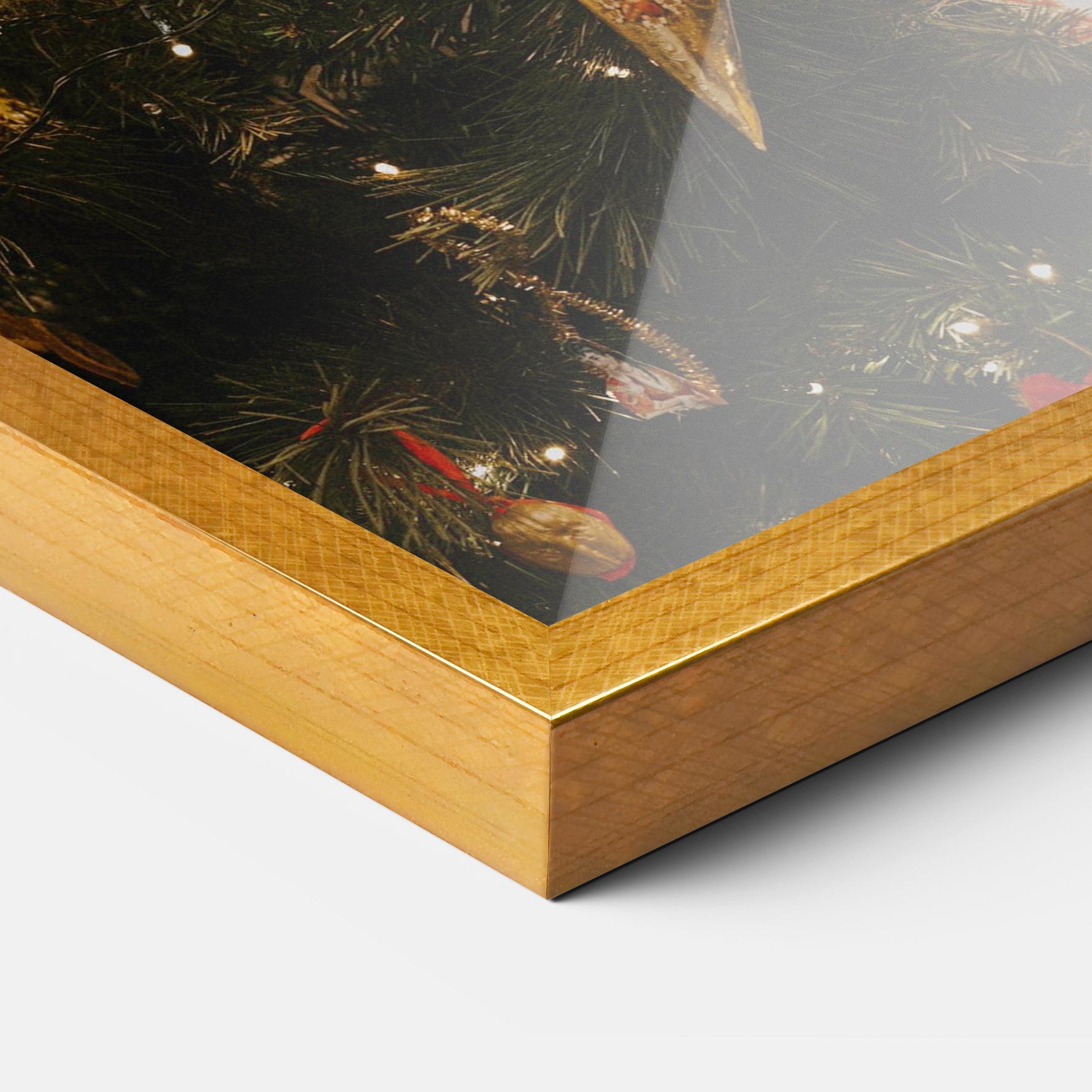 Gerahmte Poster Orange Christmas Decor mockup 3