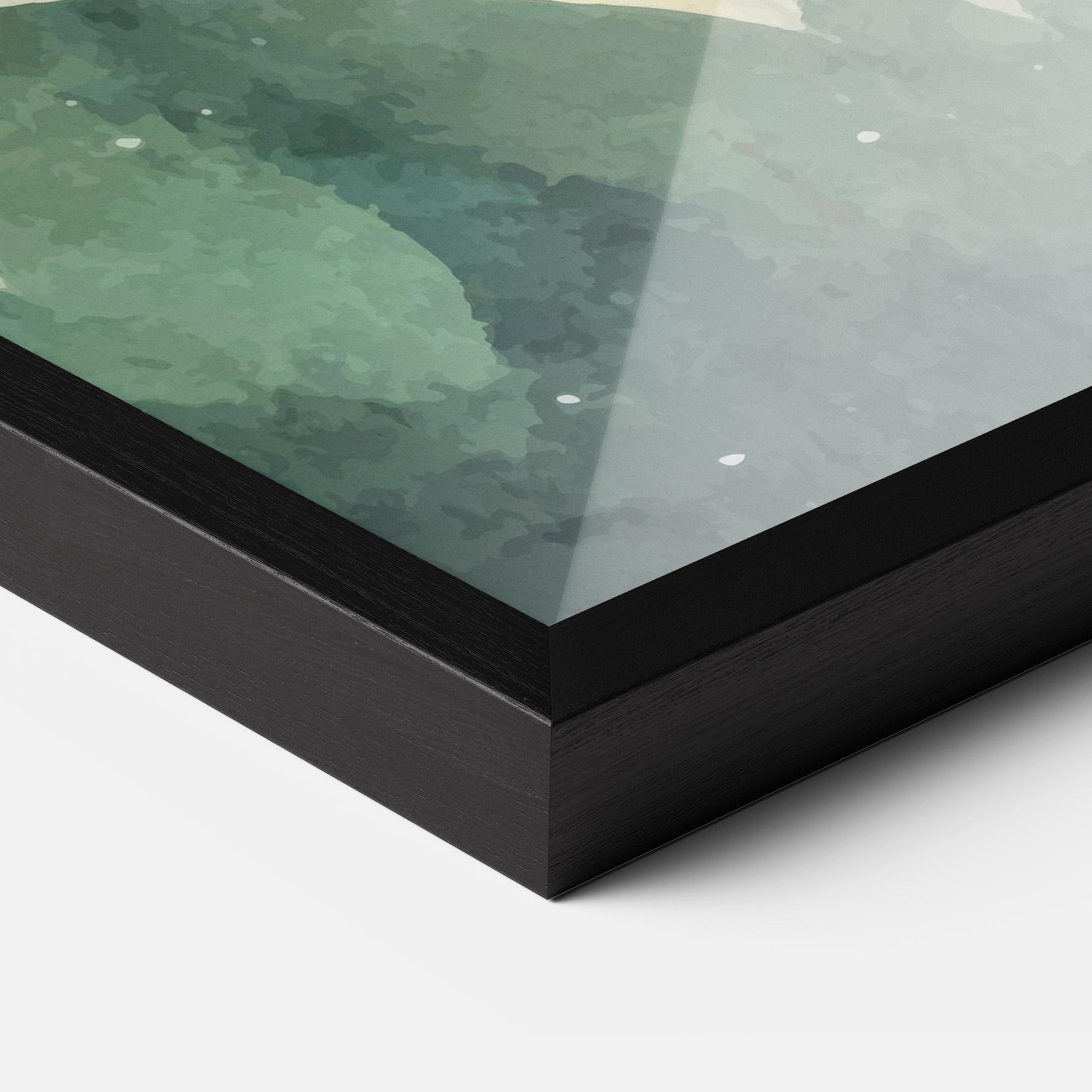 Gerahmte Poster Christmas Landscape mockup 3