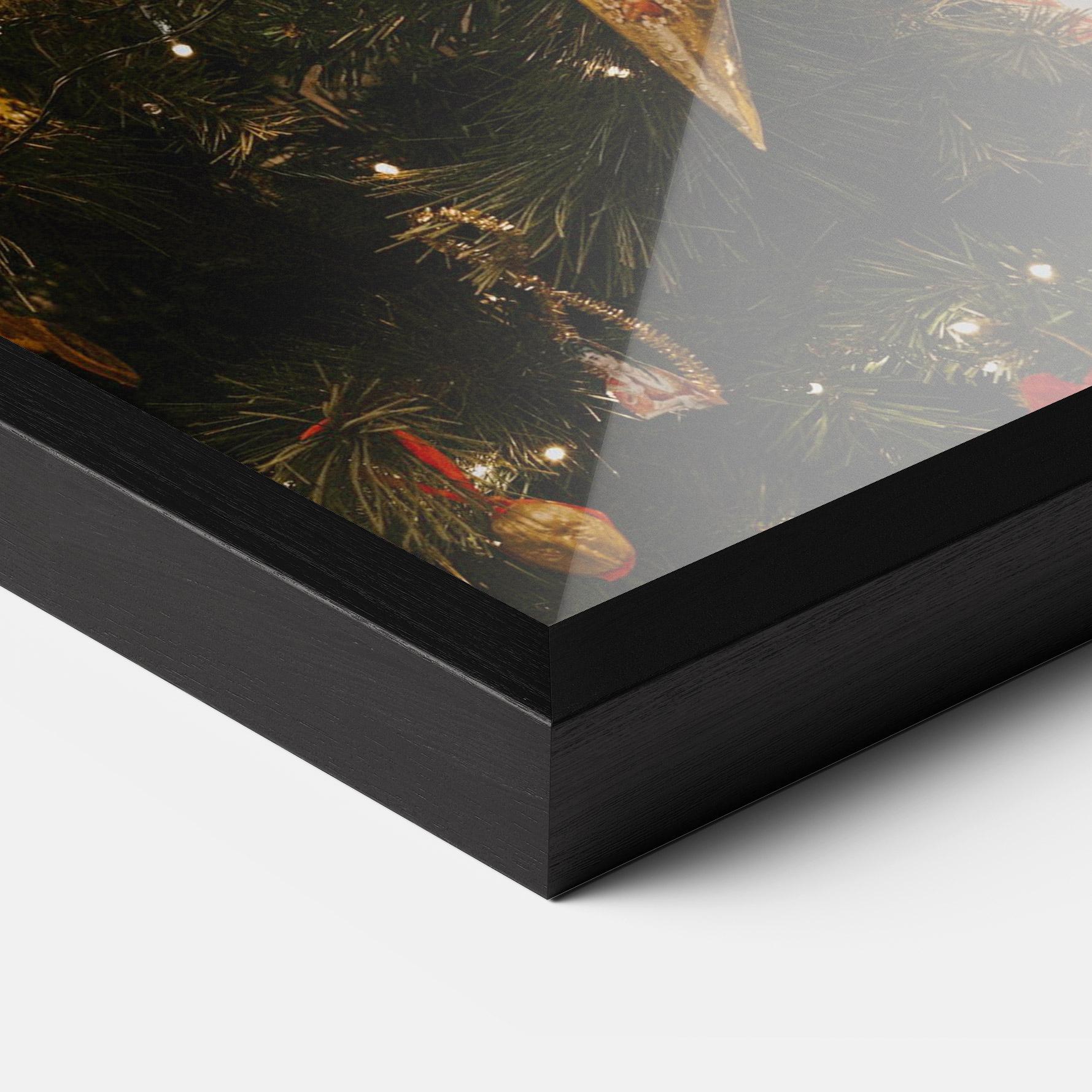 Gerahmte Poster Orange Christmas Decor mockup 3