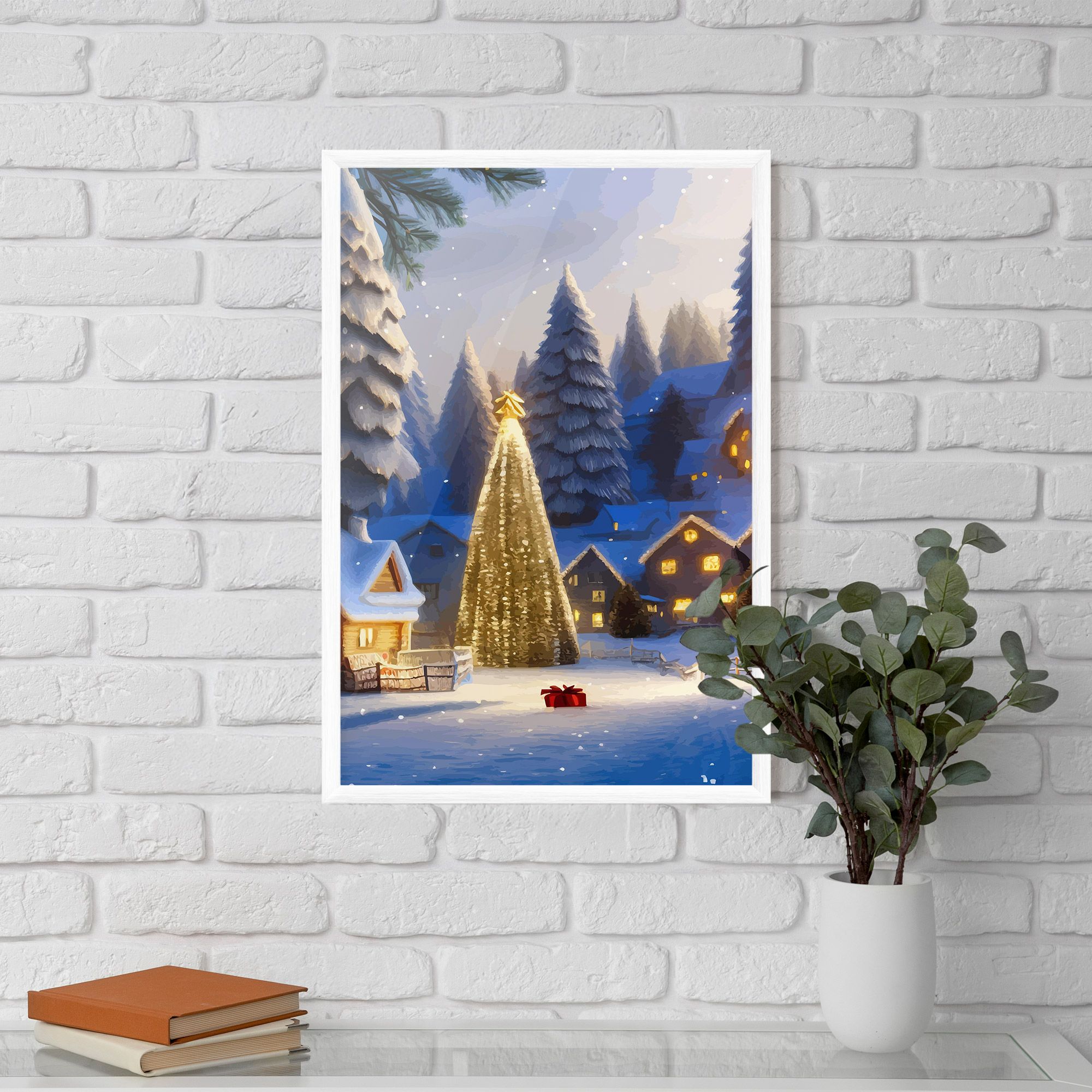 Fairy Tale Christmas House mockup 5