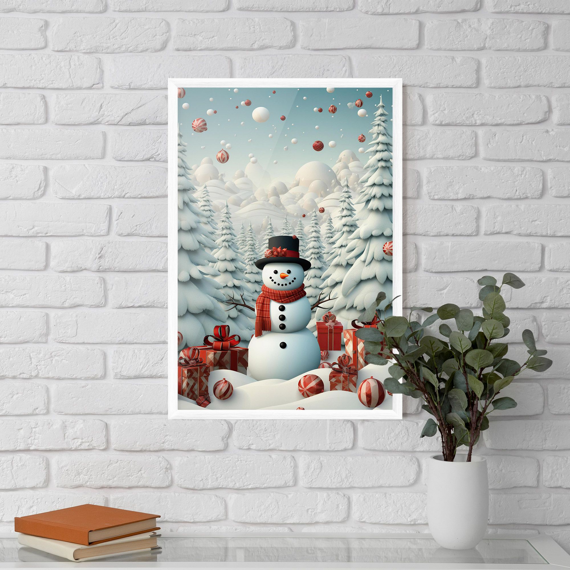 Snowman mockup 5