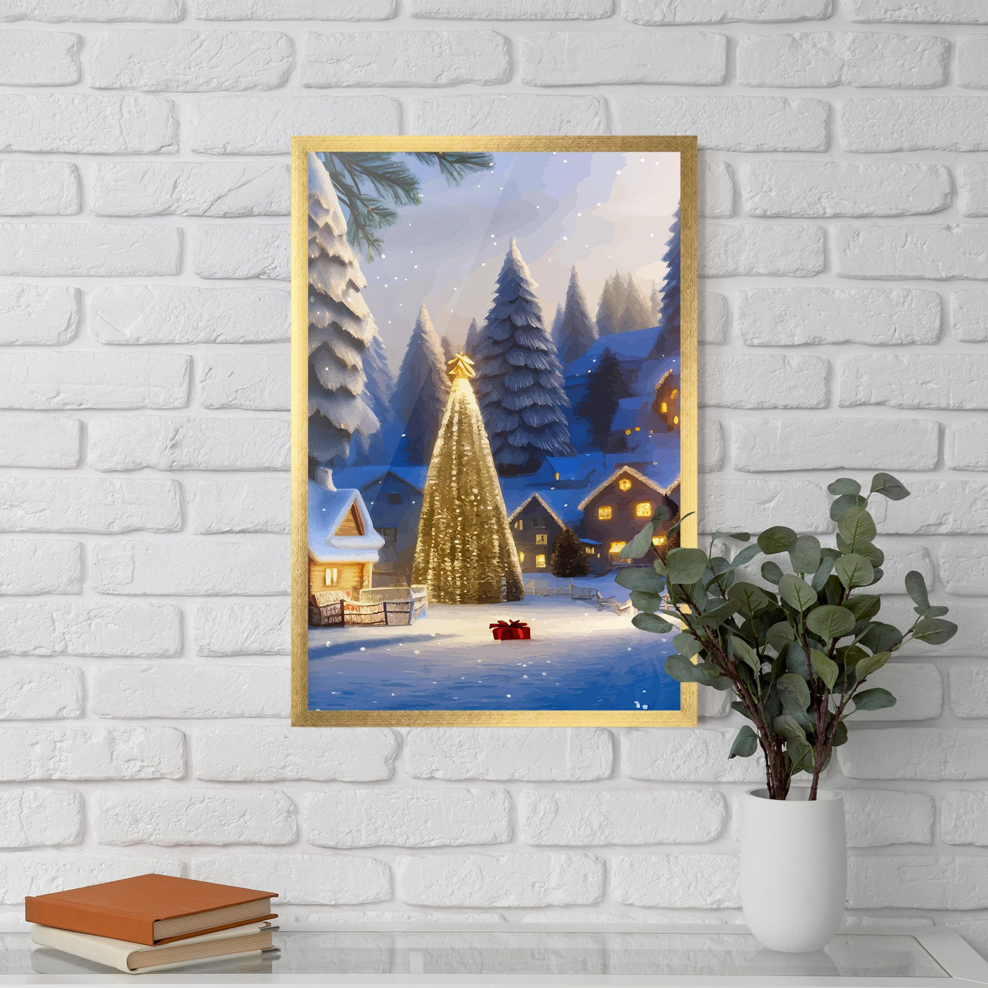 Fairy Tale Christmas House mockup 5