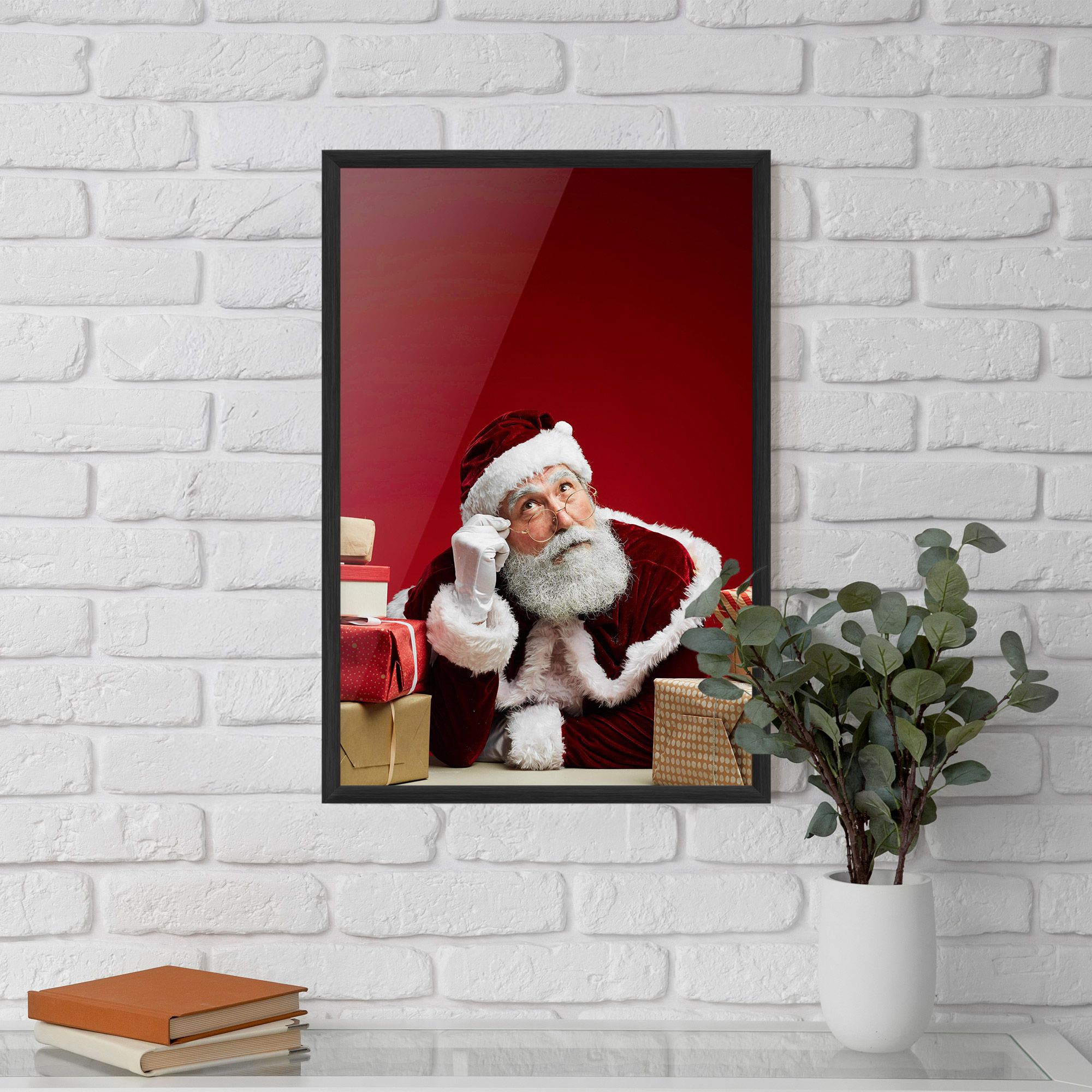 Pensive Santa mockup 5
