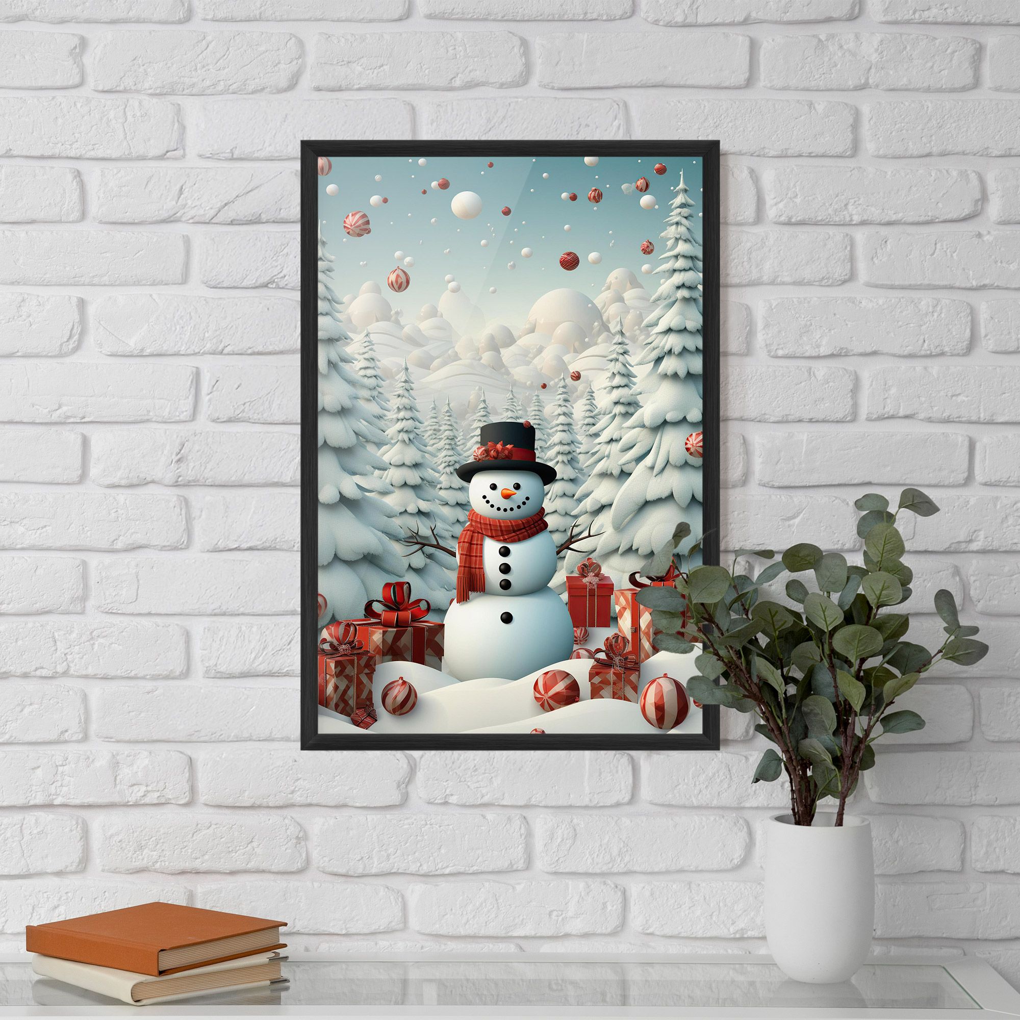 Snowman mockup 5