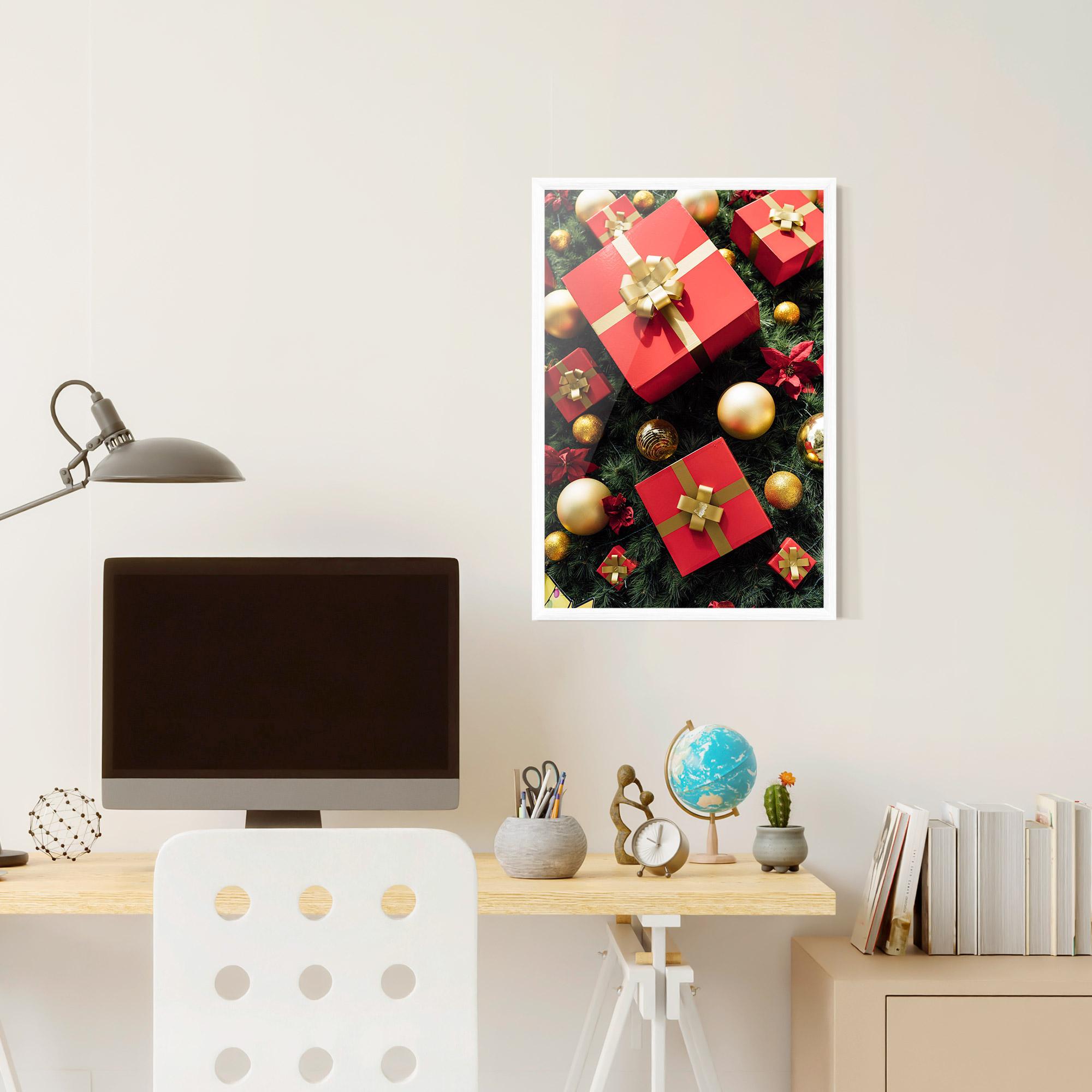 Gerahmte Poster Pretty Red Gifts mockup 6