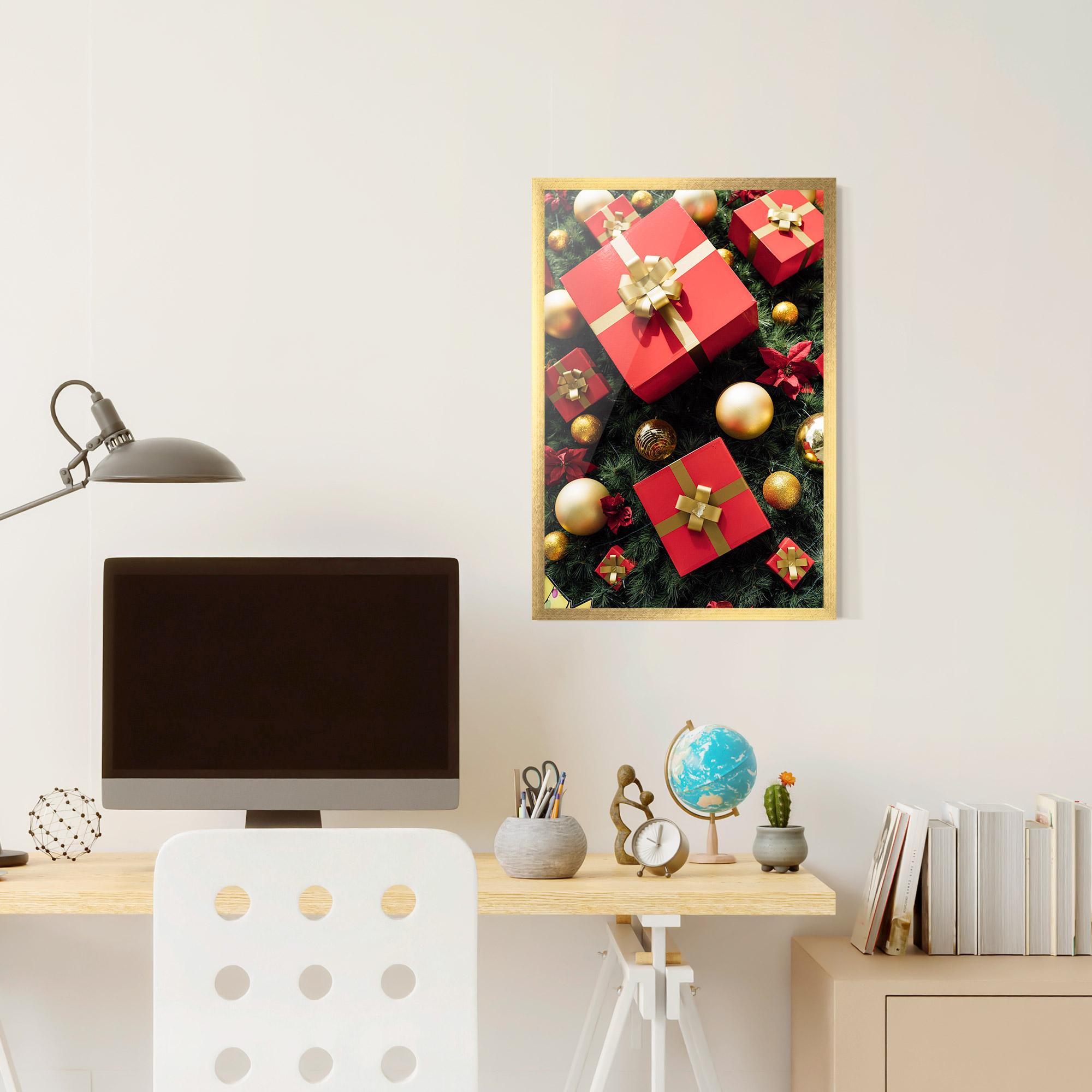 Gerahmte Poster Pretty Red Gifts mockup 6