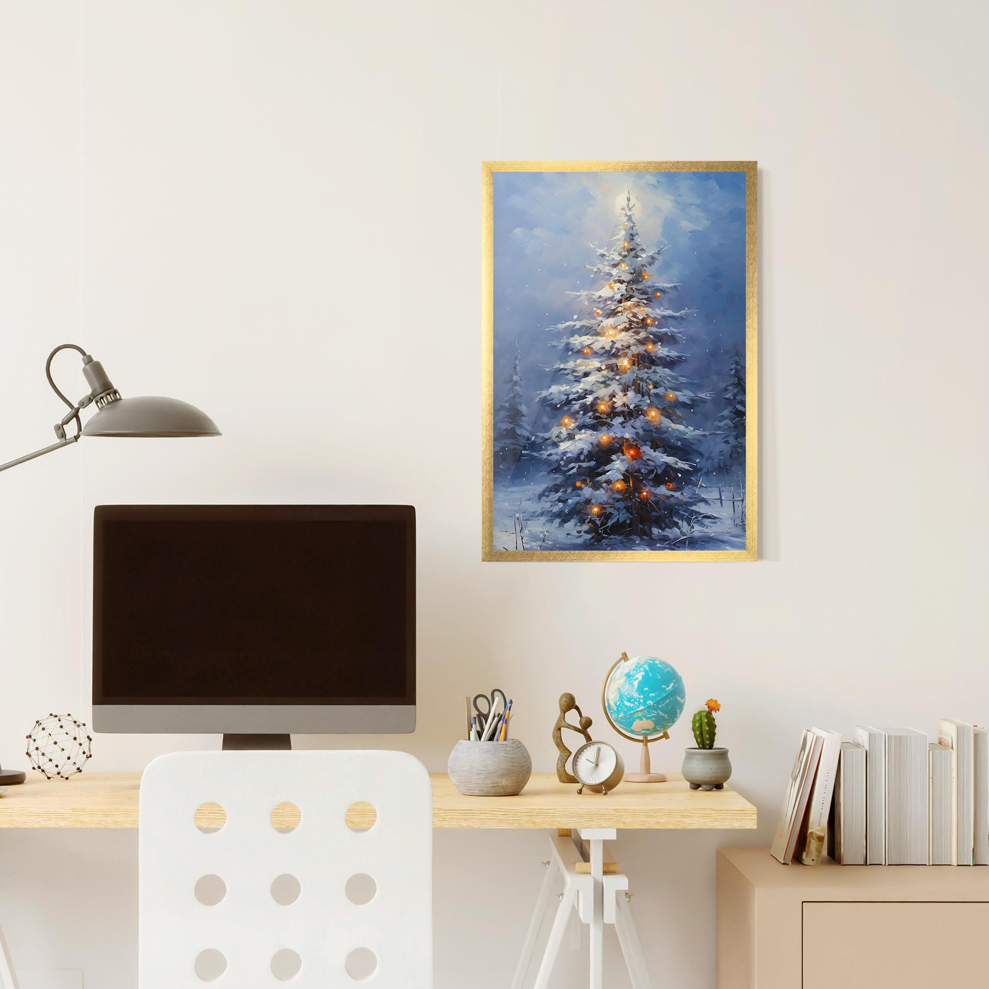 Gerahmte Poster Tall Slender Tree mockup 6
