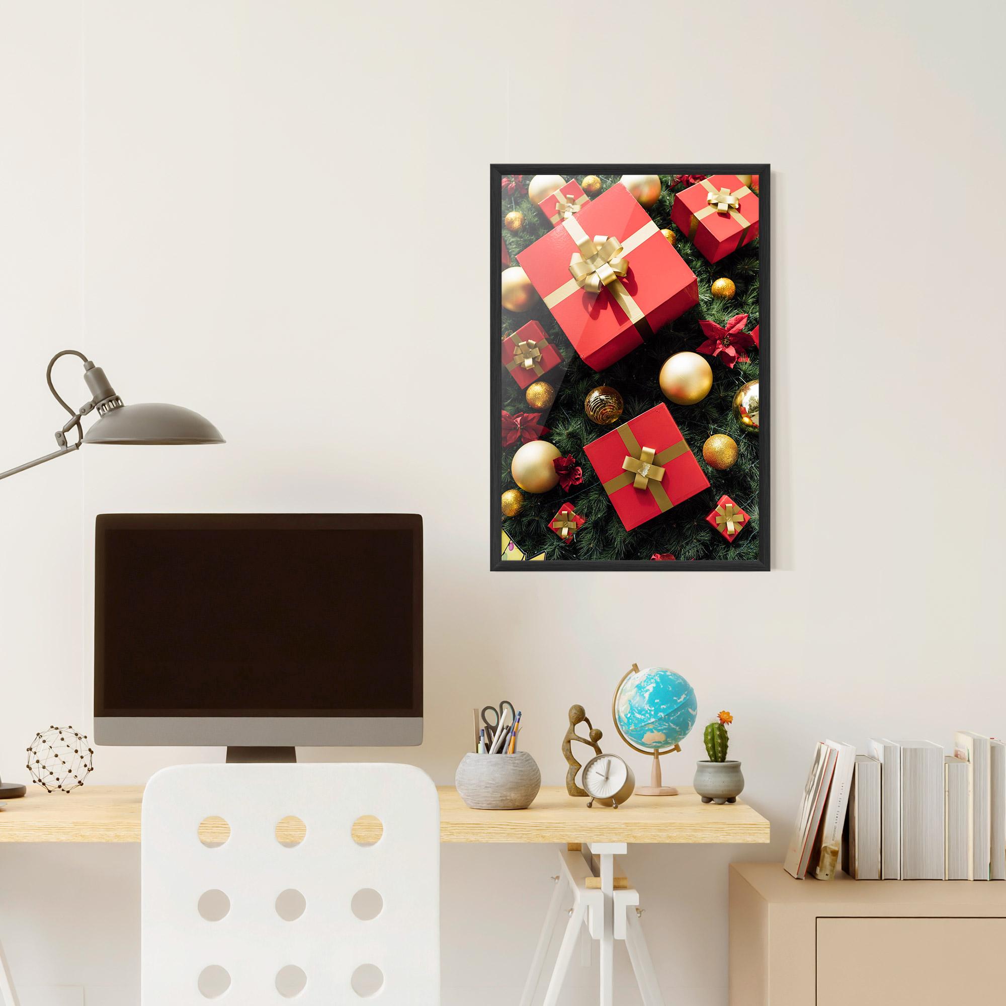 Gerahmte Poster Pretty Red Gifts mockup 6